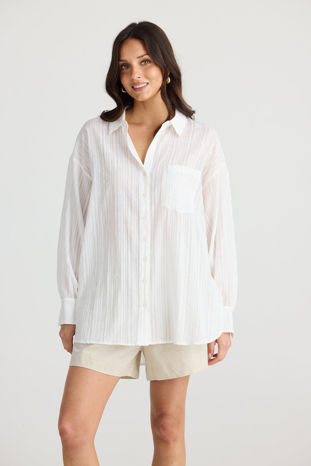 Ezra Shirt - Navy Check main image 0