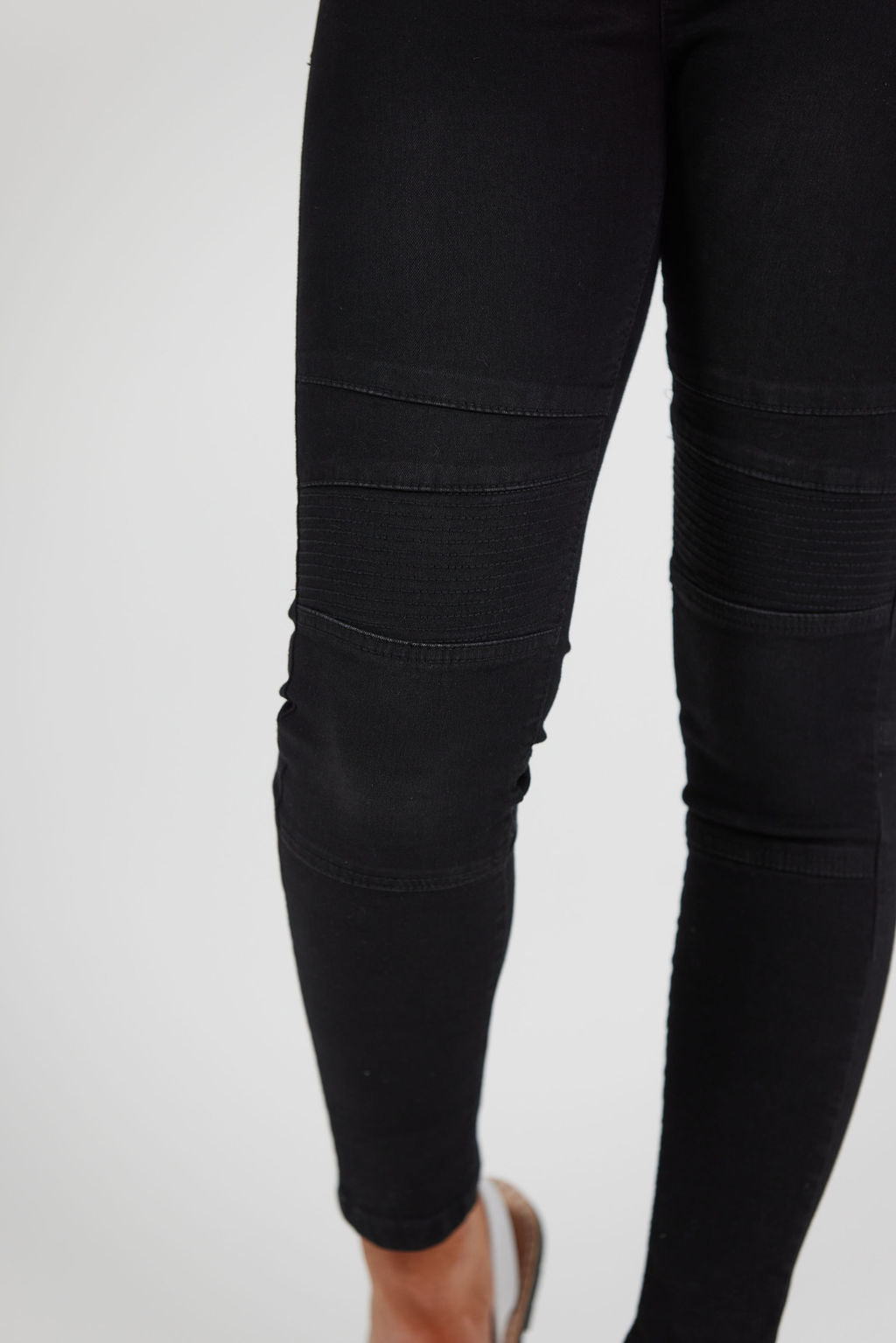 Black With Detailed Knee