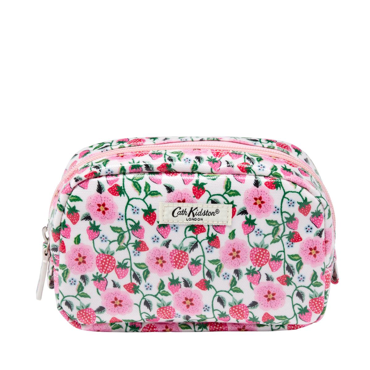 Make Up Bag With Mirror Strawberry