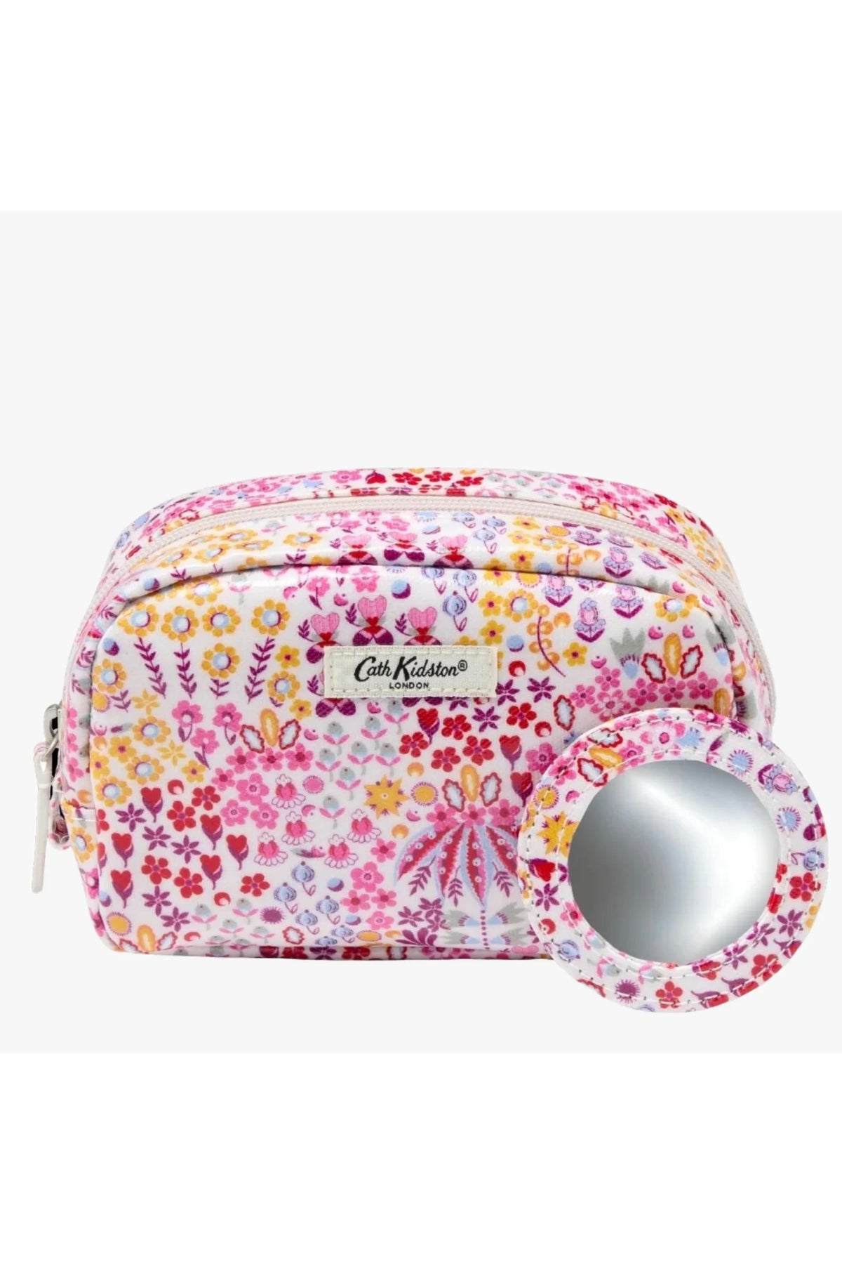 Make Up Bag With Mirror Affinity Ditsy Print