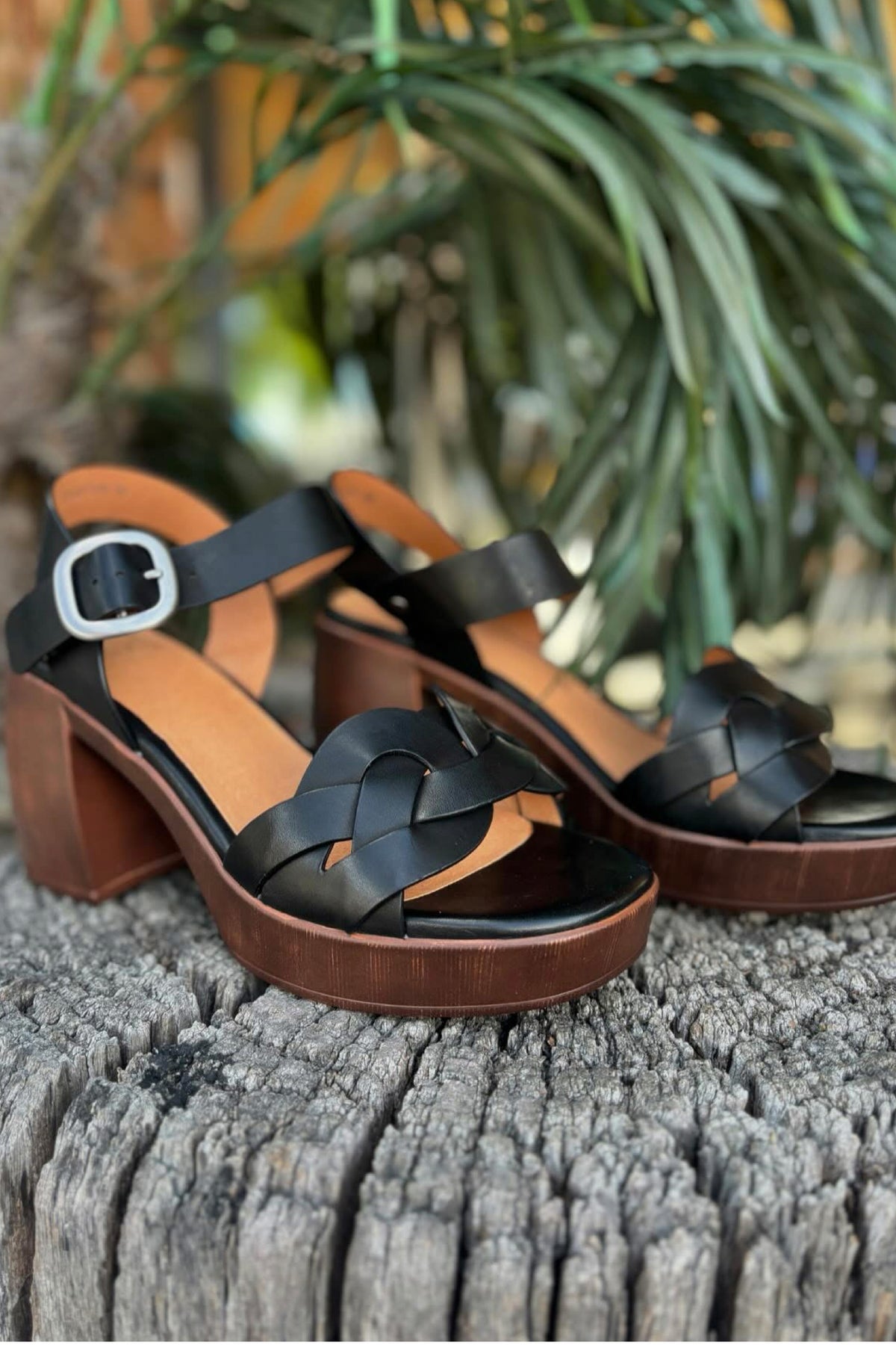 Spirited Black Sandal