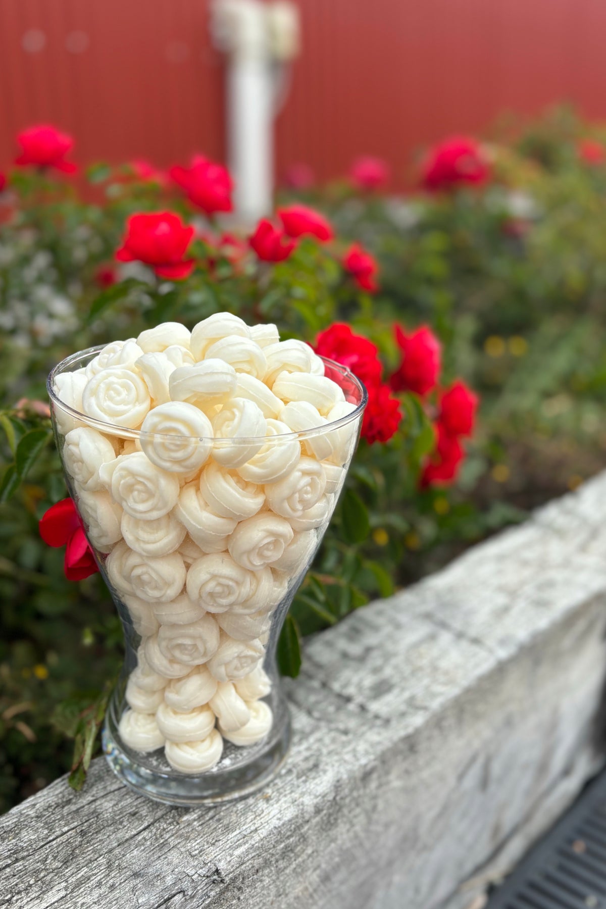White Roses Mini Soap