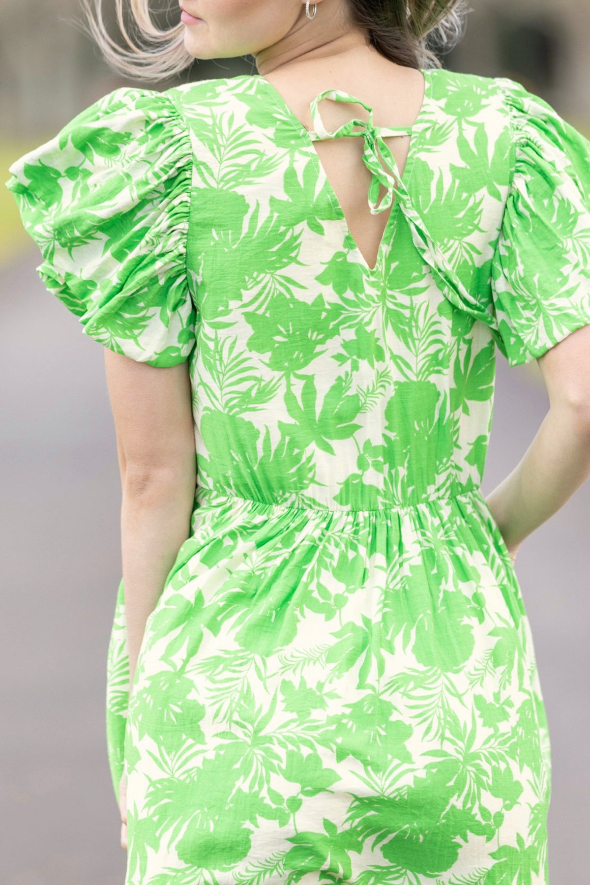 Monterey Dress Green Palm