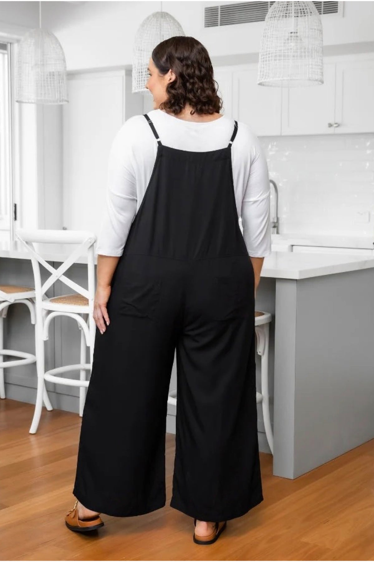 Rayon Overall Black