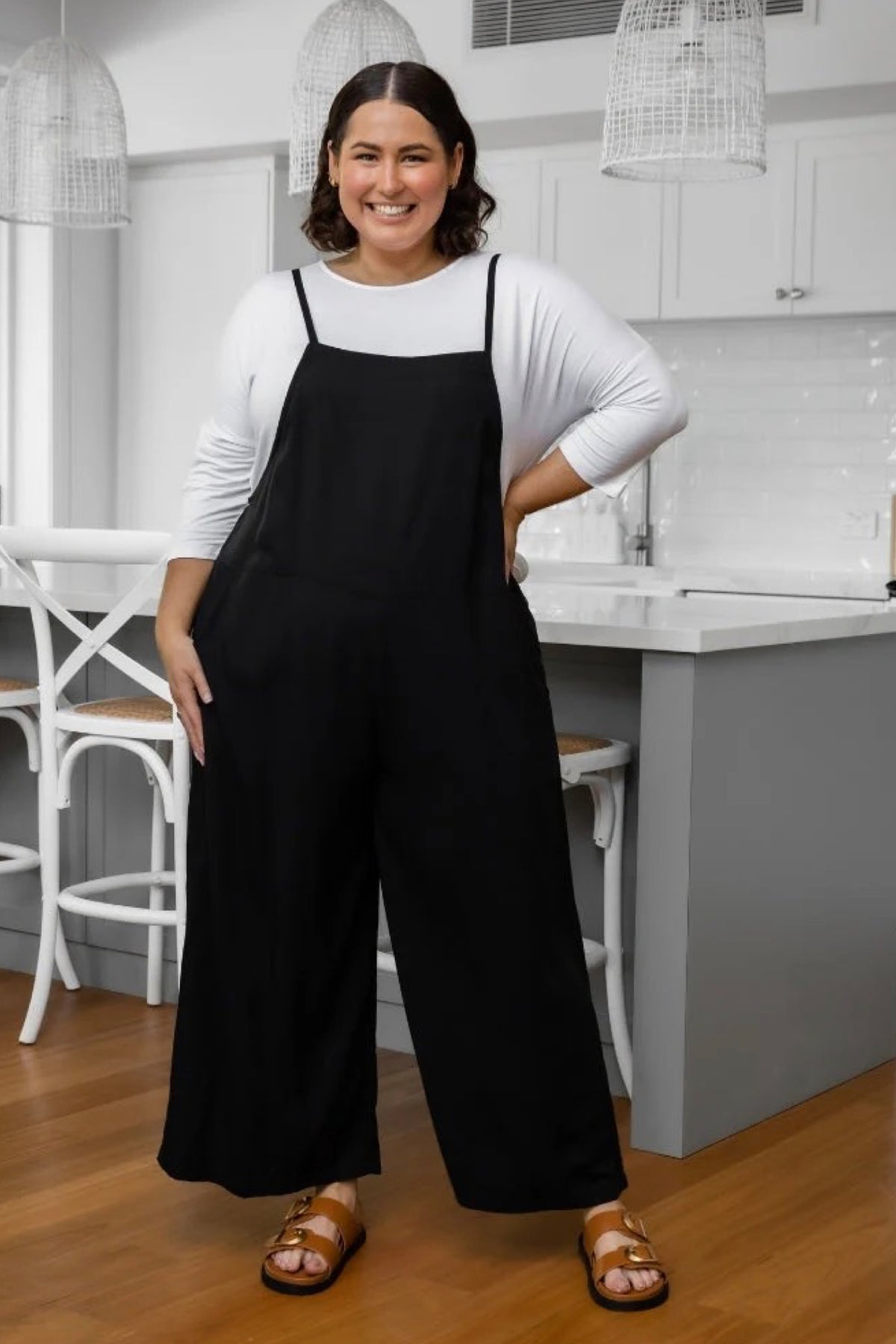 Rayon Overall Black