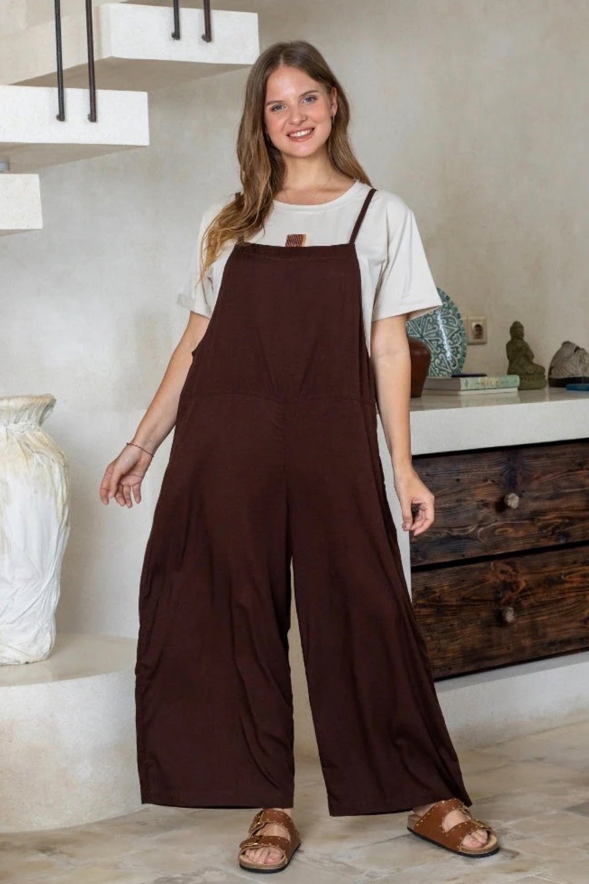 Rayon Overall Chocolate