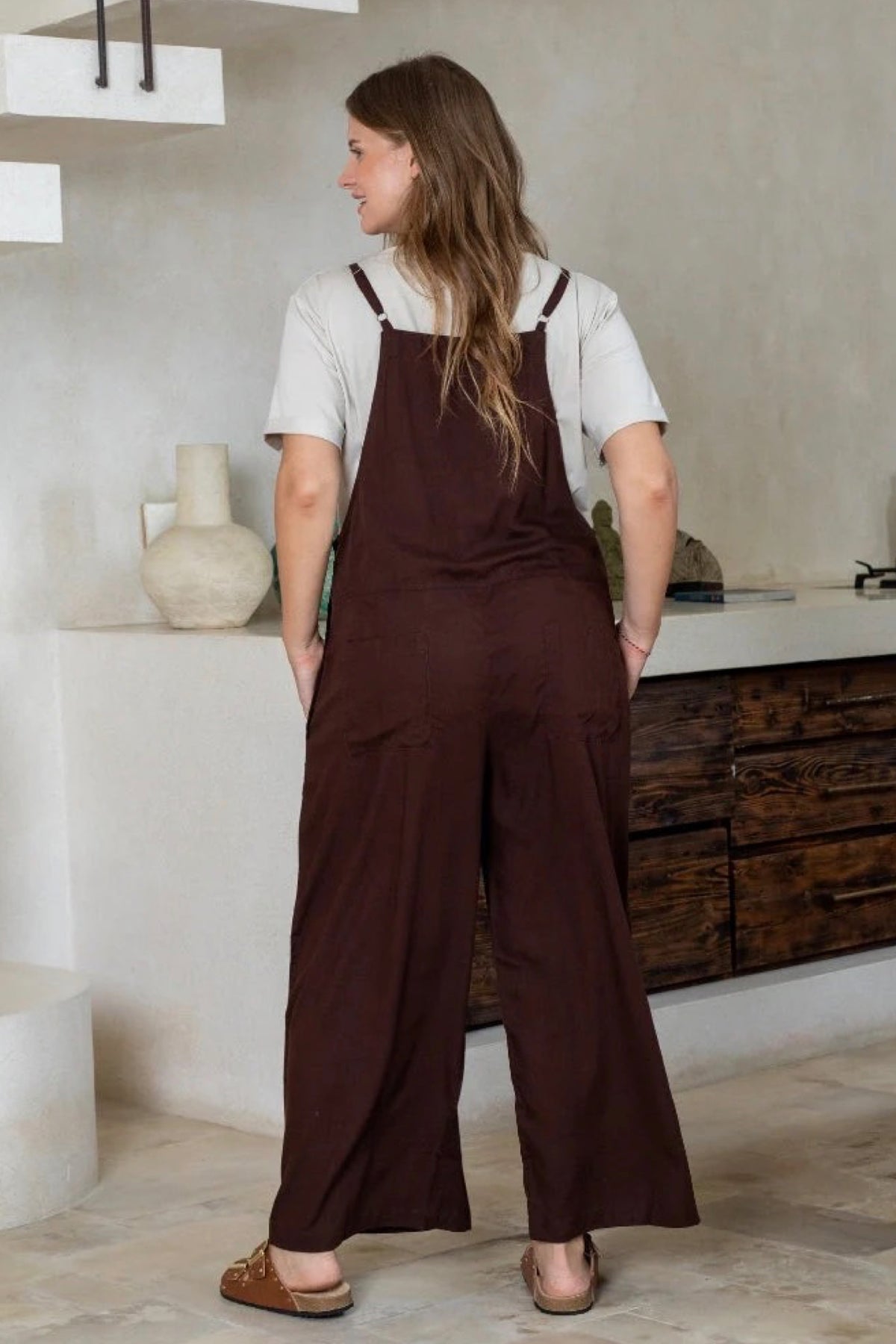 Rayon Overall Chocolate