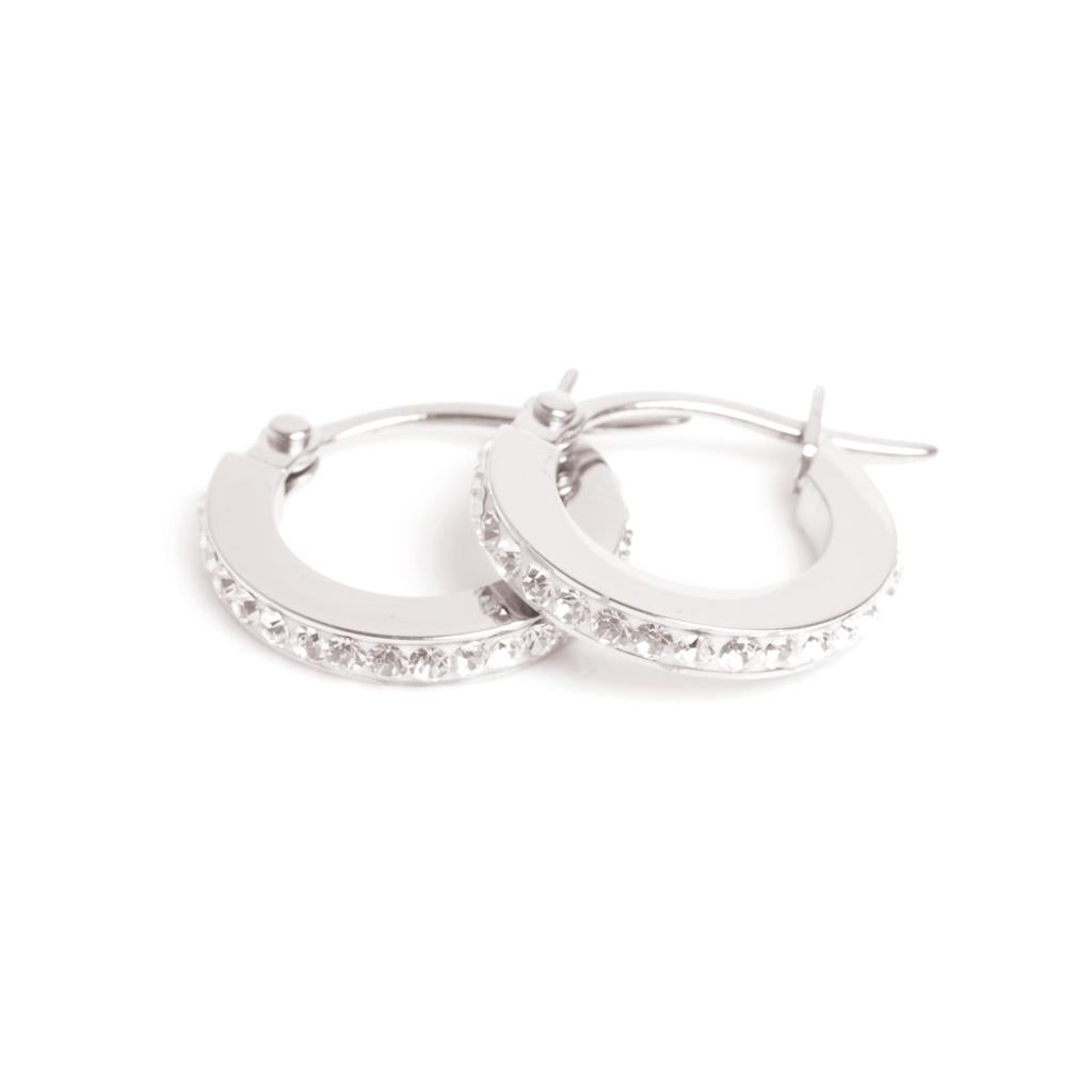 VB&Co. Simple Crystal Earrings