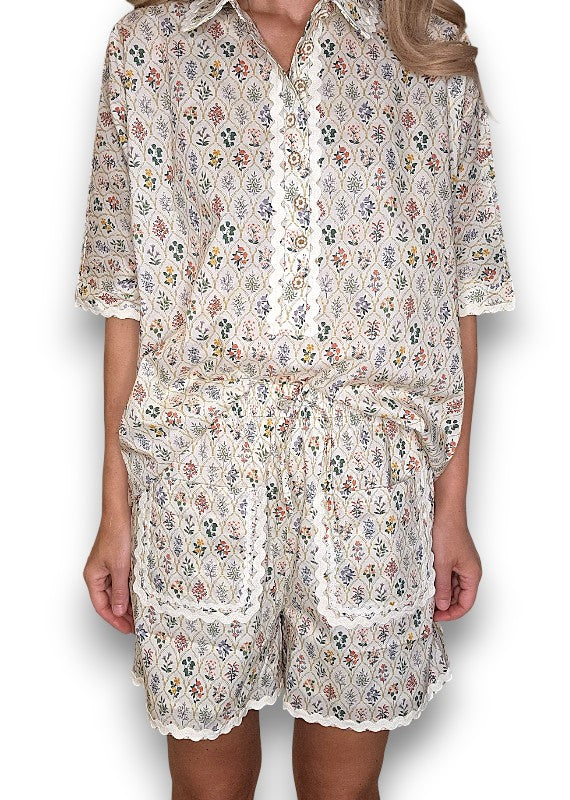 Ivory Wallflower 2pcs Set