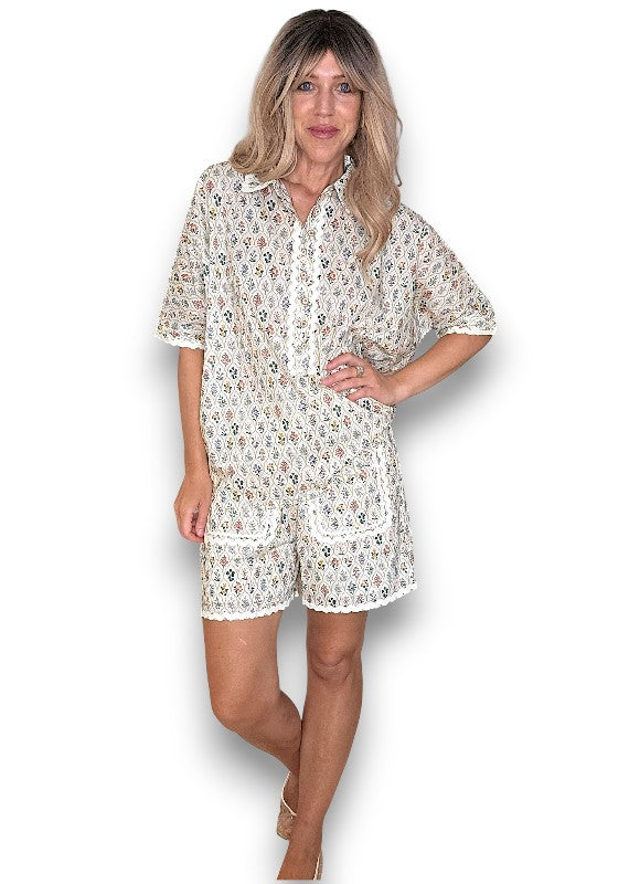 Ivory Wallflower 2pcs Set