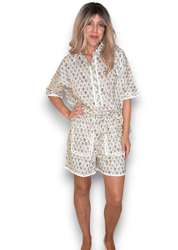 Ivory Wallflower 2pcs Set