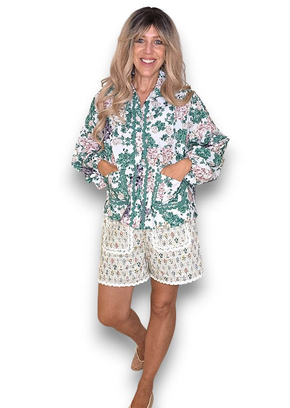 Green Wisteria Shirt