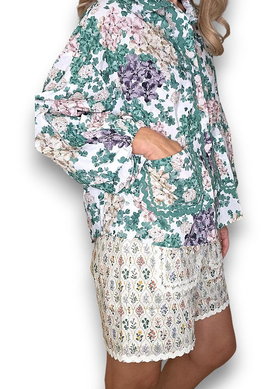 Green Wisteria Shirt