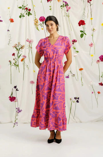Greta Dress Sunset Floral