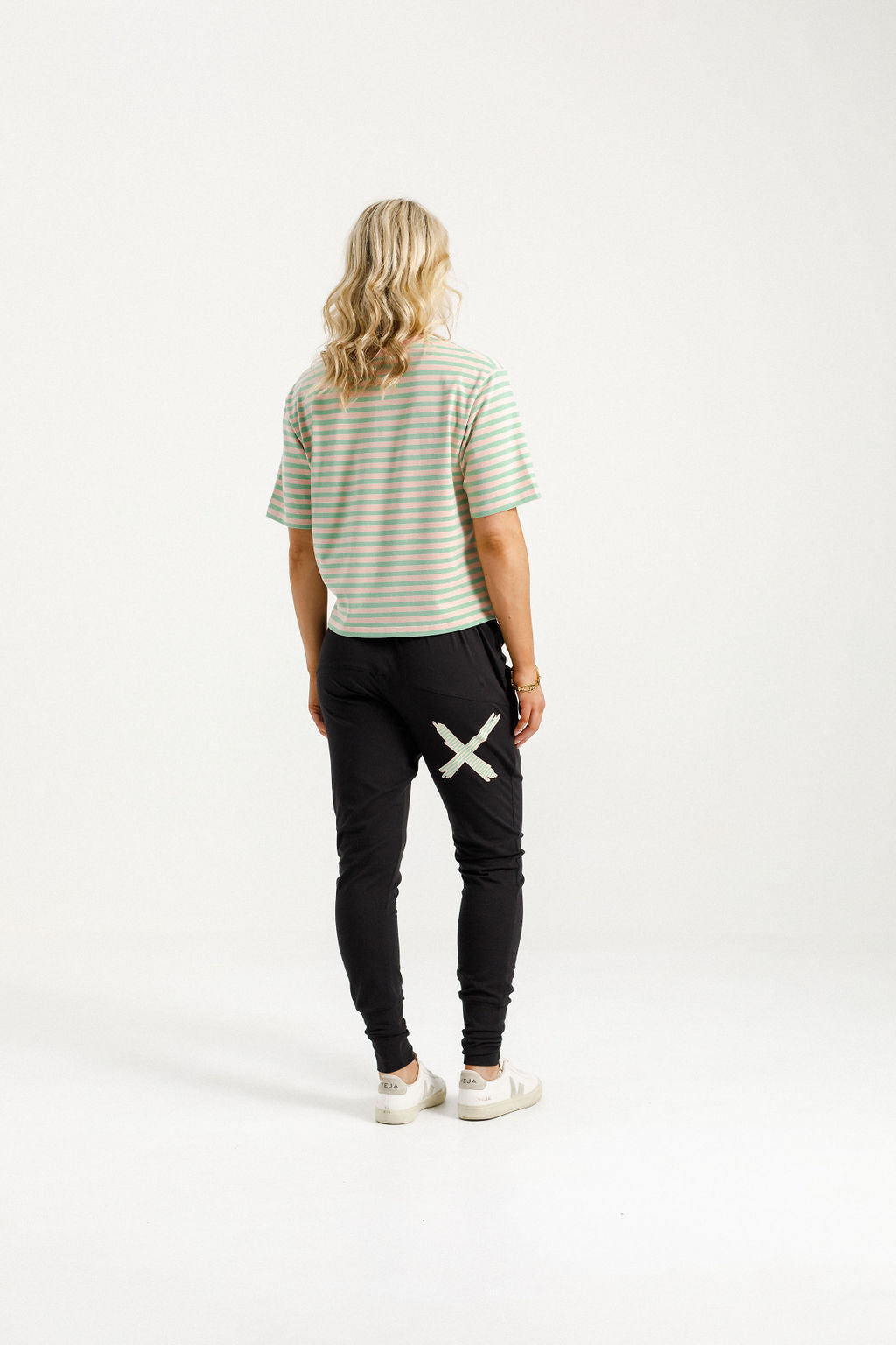 Apartment Pants Black With Candy Apple X - PREORDER DELIVERY EARLY OCT