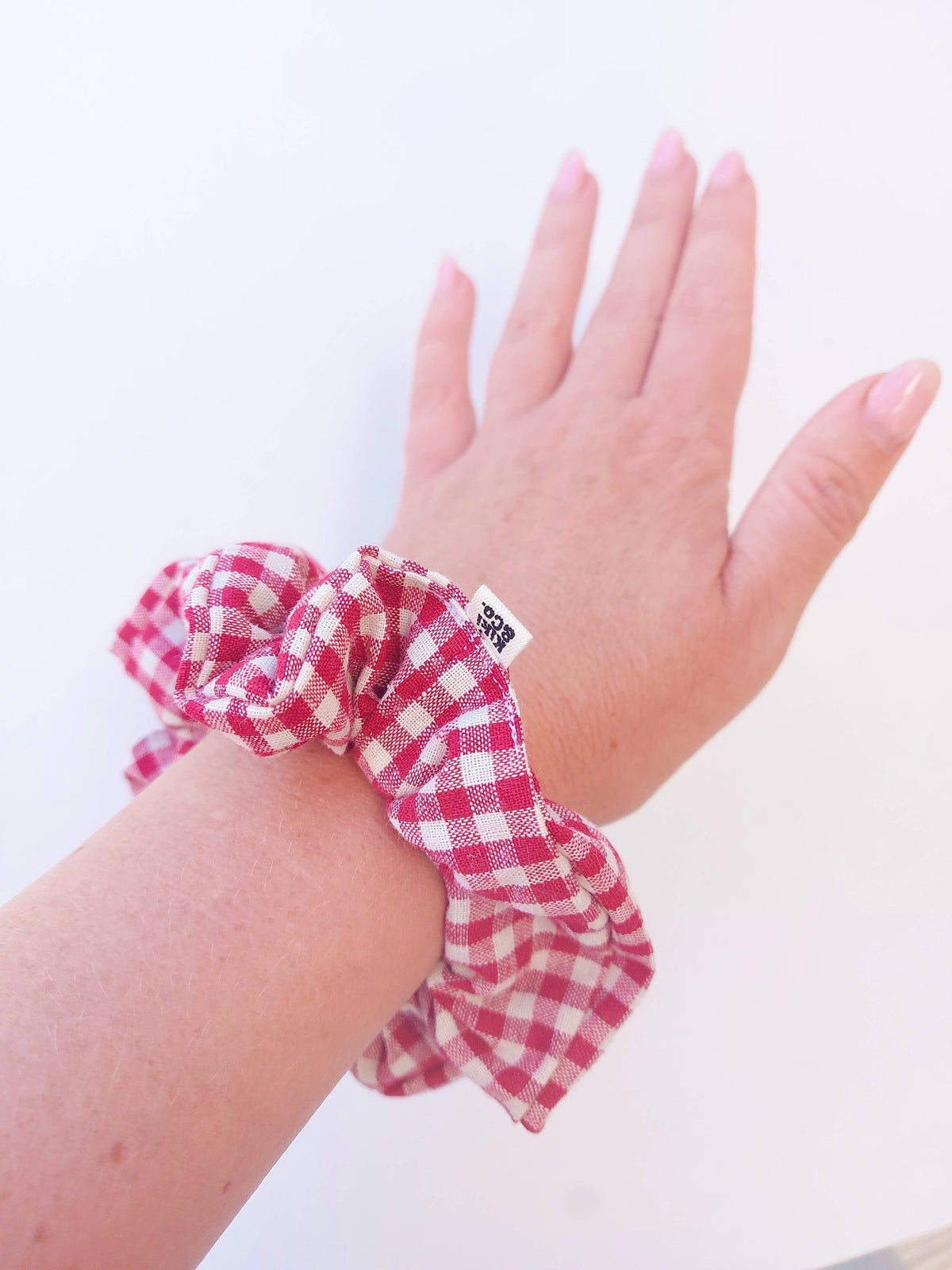 Scrunchie Red Gingham