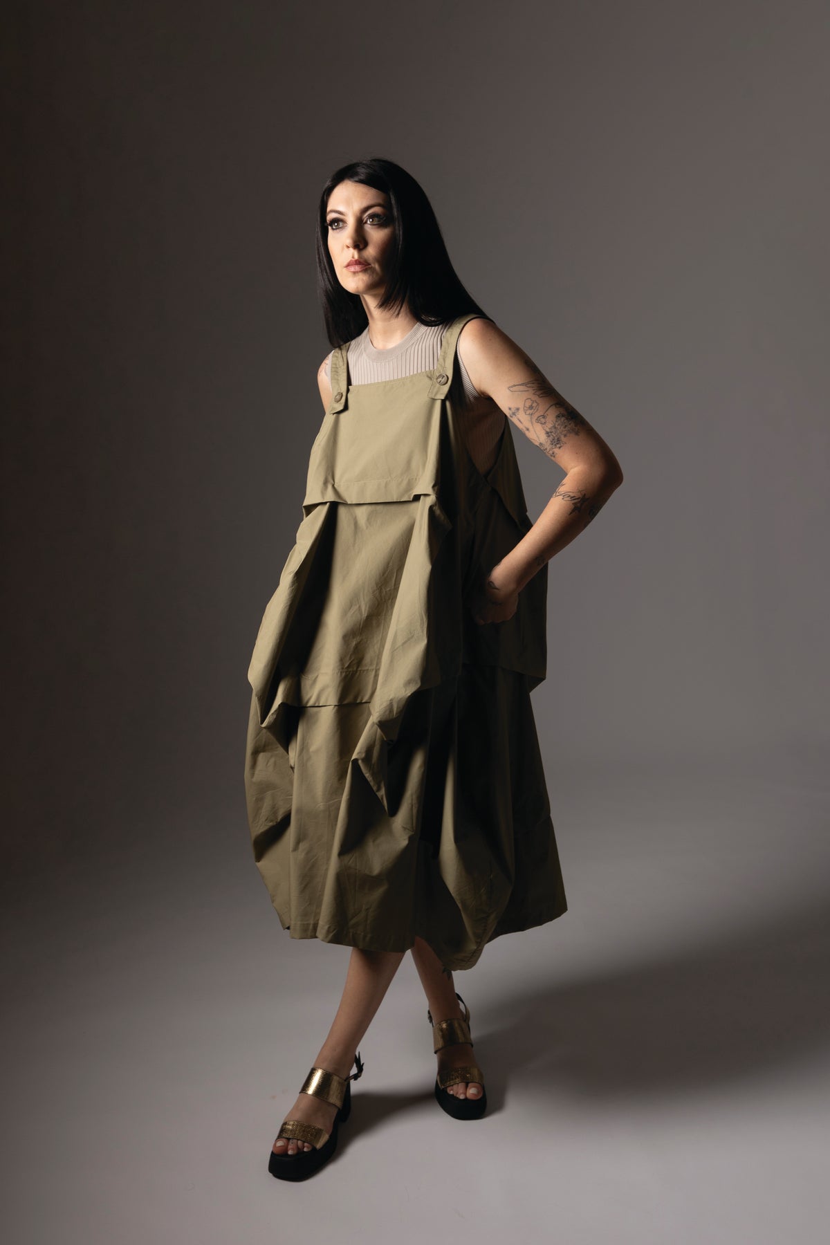 Valen Dress Olive