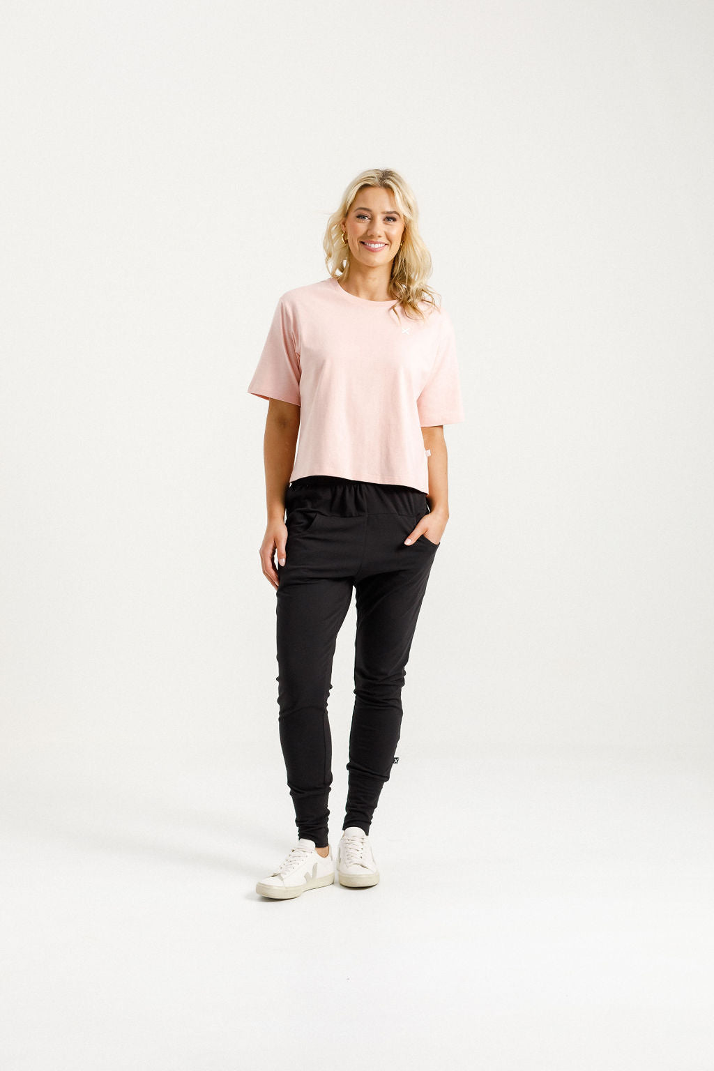 Apartment Pants Black with Blossom Berry X - PREORDER DELIVERY END AUGUST