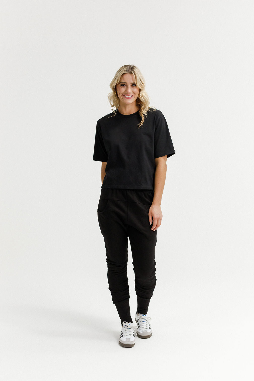 Apartment Pants Winter Weight Black With Graphite Daisy X