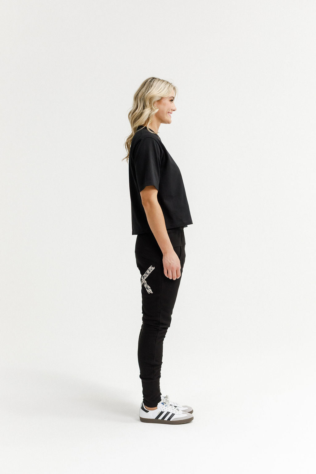 Apartment Pants Winter Weight Black With Graphite Daisy X