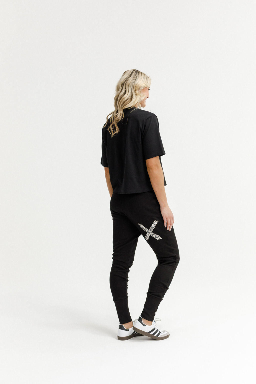 Apartment Pants Winter Weight Black With Graphite Daisy X