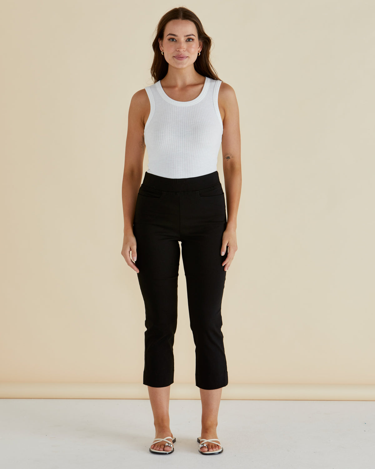 Francis Rib Tank White