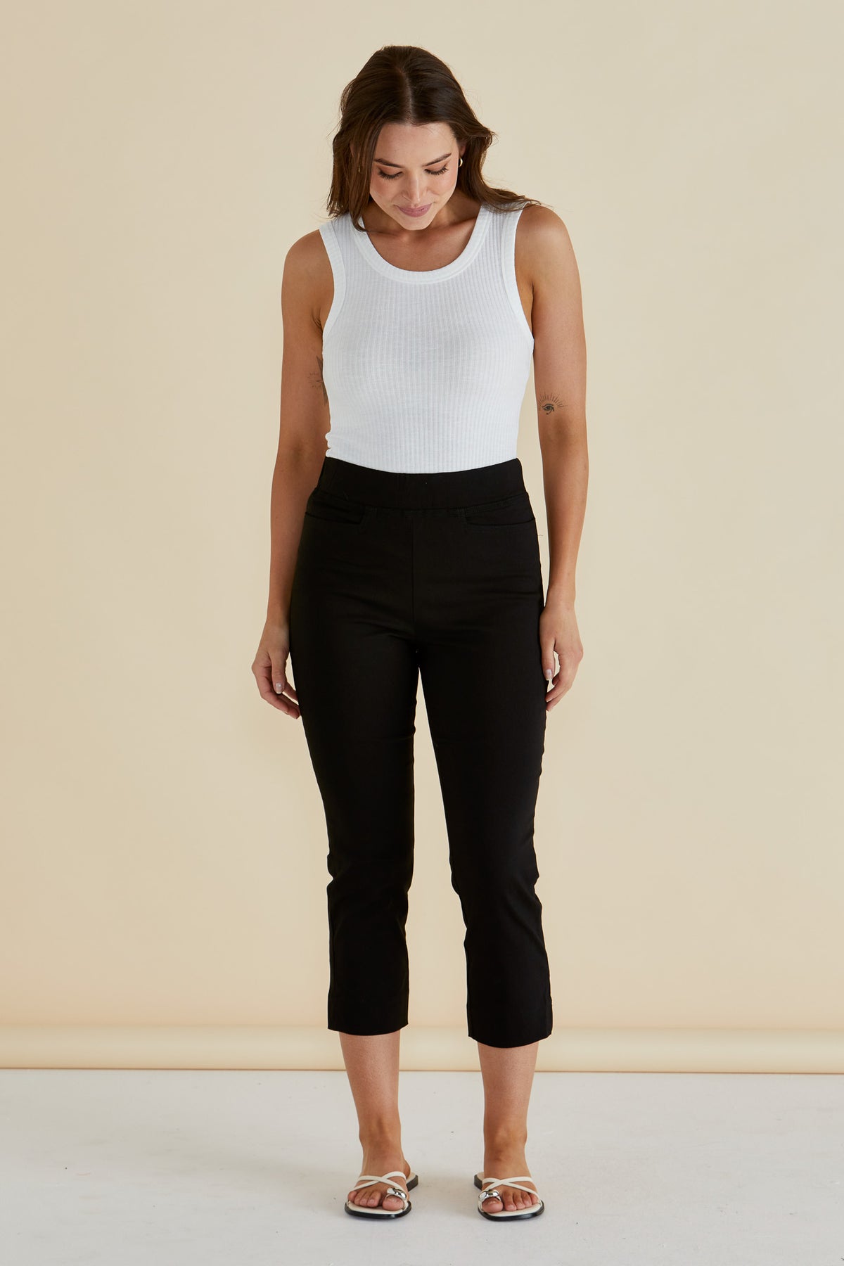 Francis Rib Tank White