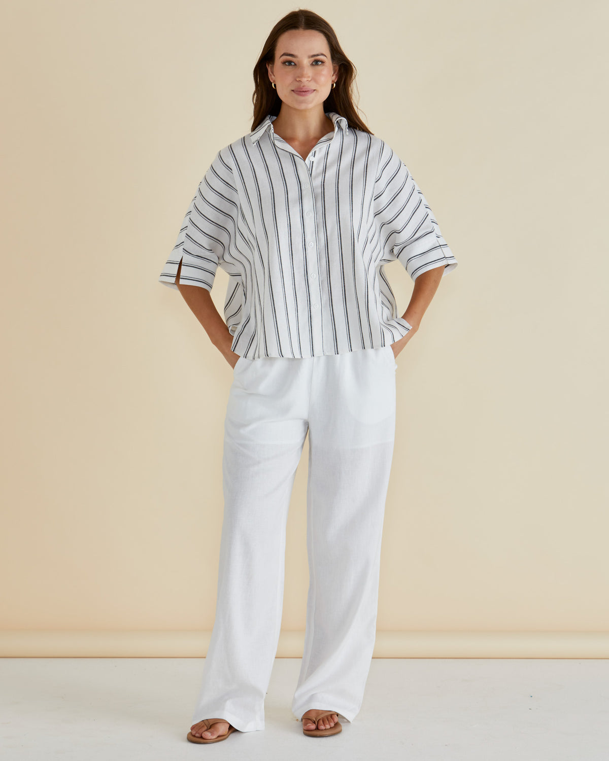 Zaza Relax Pant White