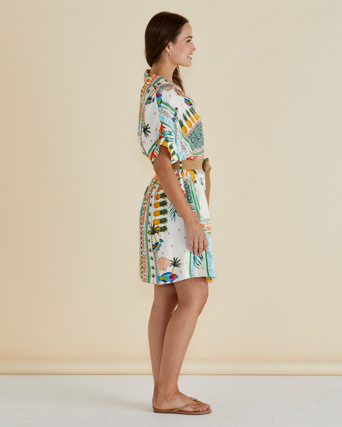 Archer Dress Paradise Print Multi