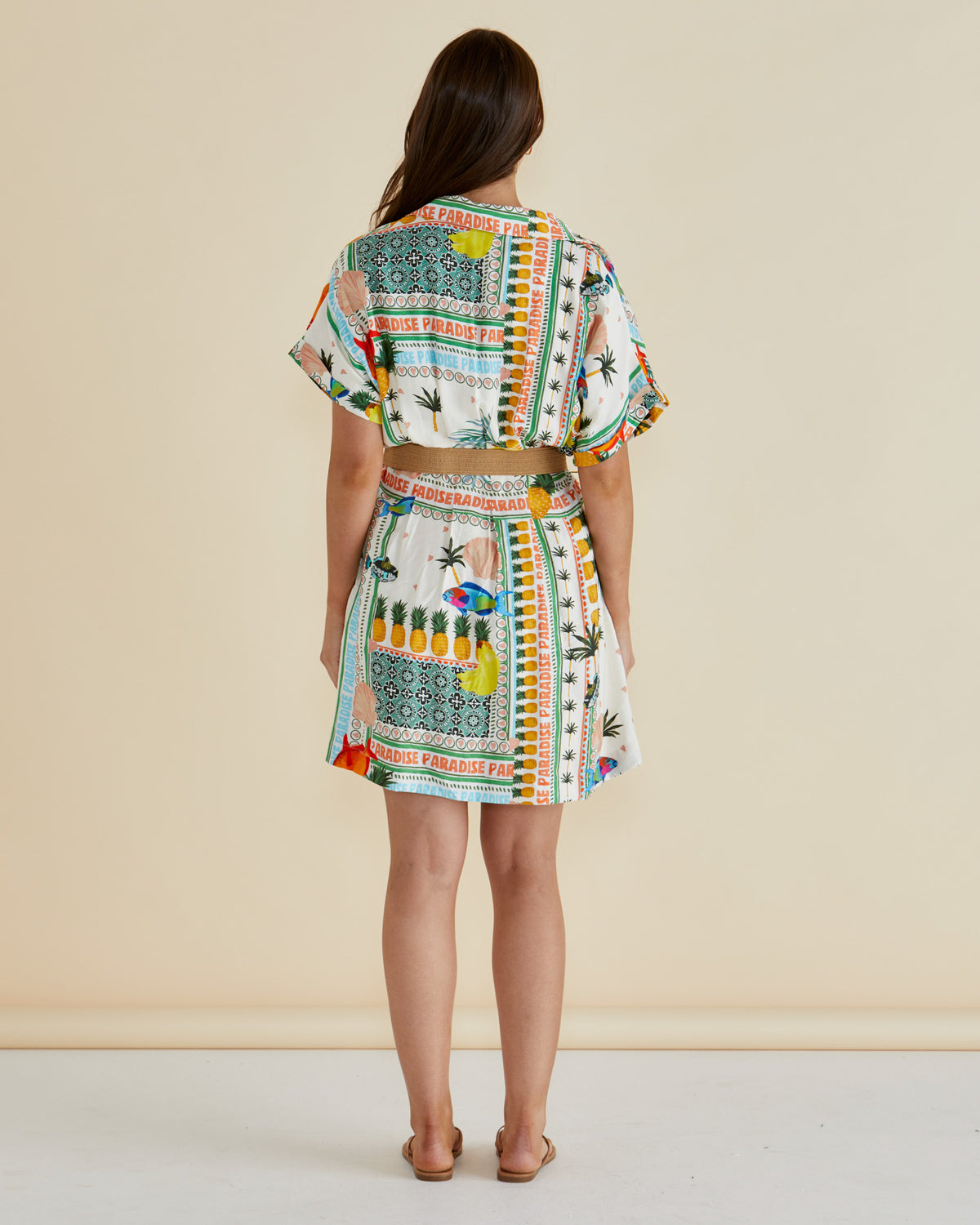 Archer Dress Paradise Print Multi