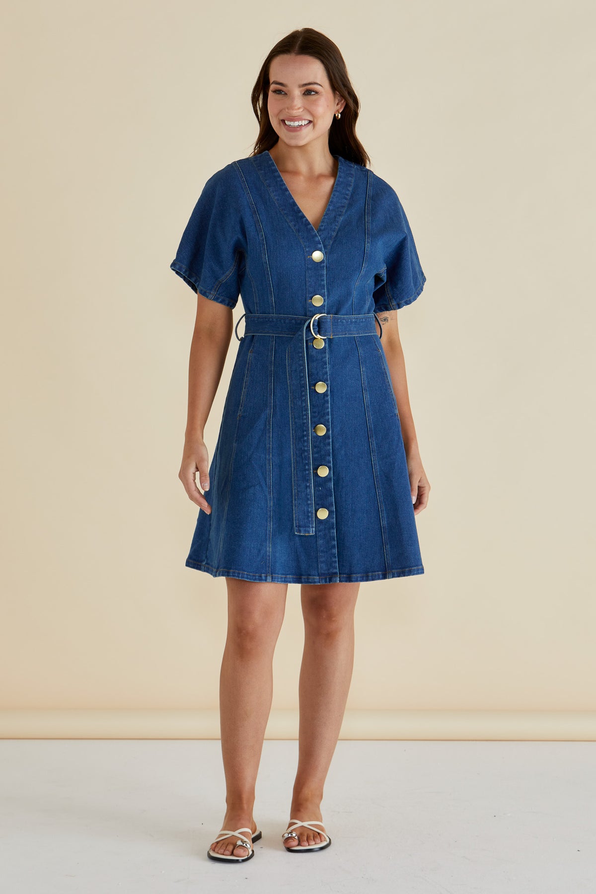 Fiori Denim DressFiori Denim Dress