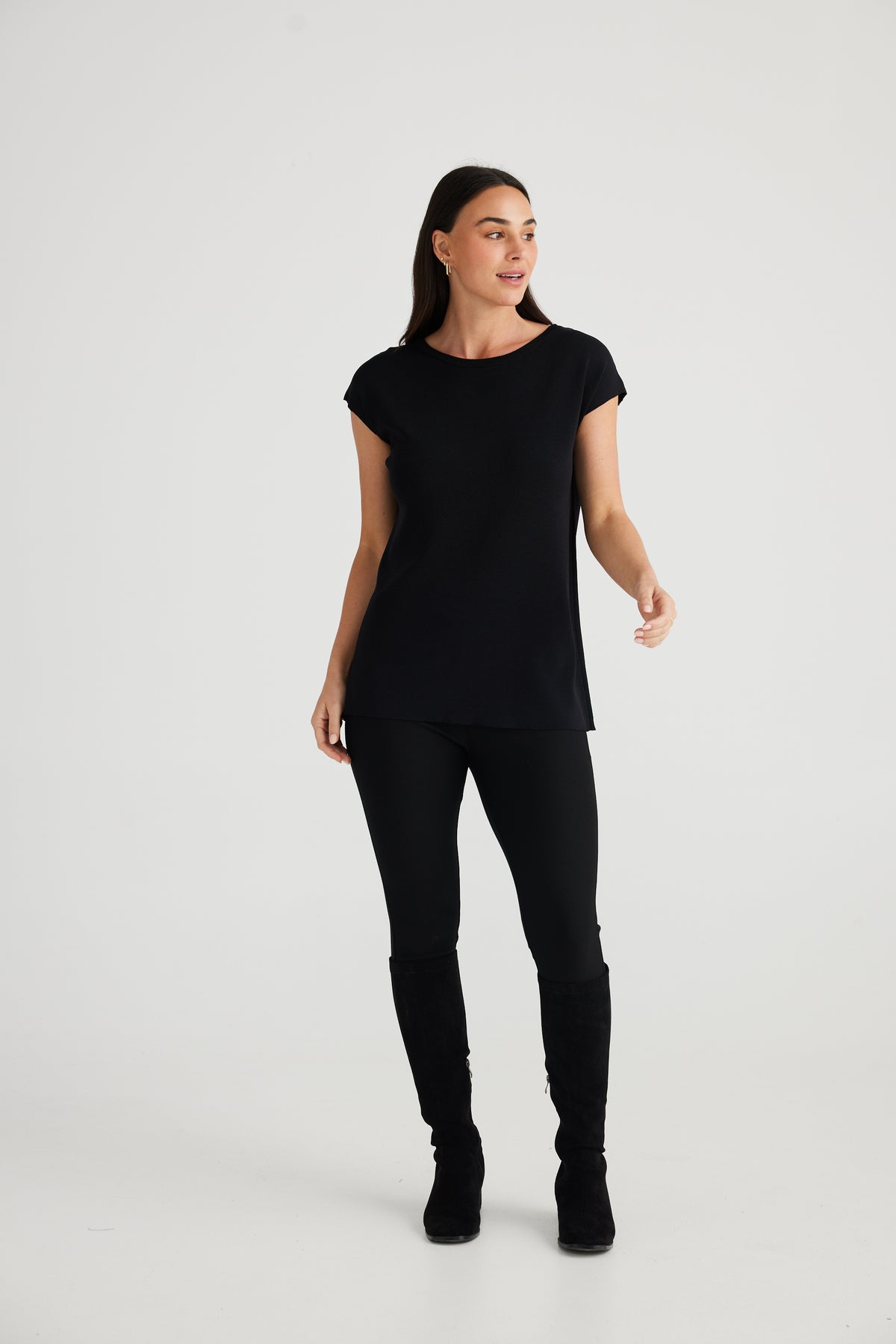 Claudia Knit Top Black