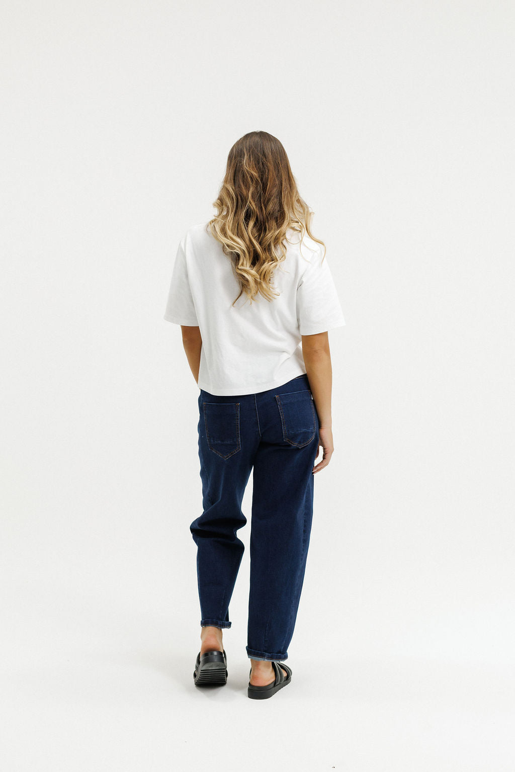 Barrel Jeans Indigo Wash