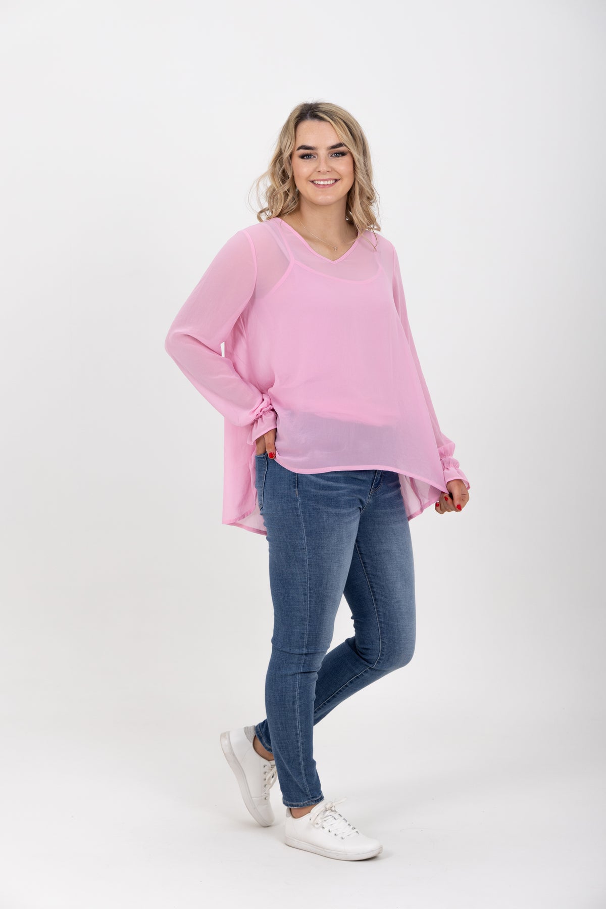 Grace Top Candy Pink