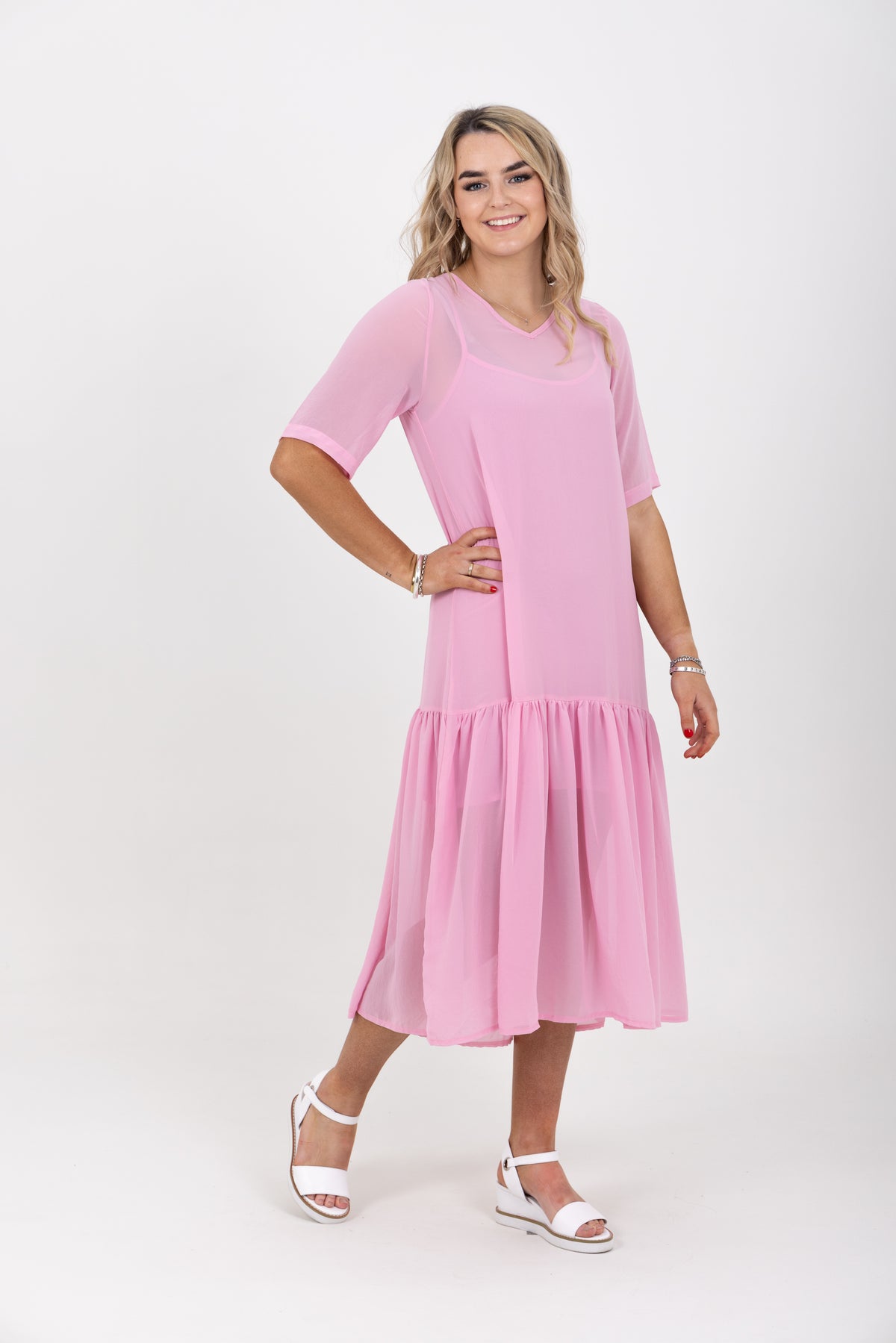 Dallas Dress Candy Pink