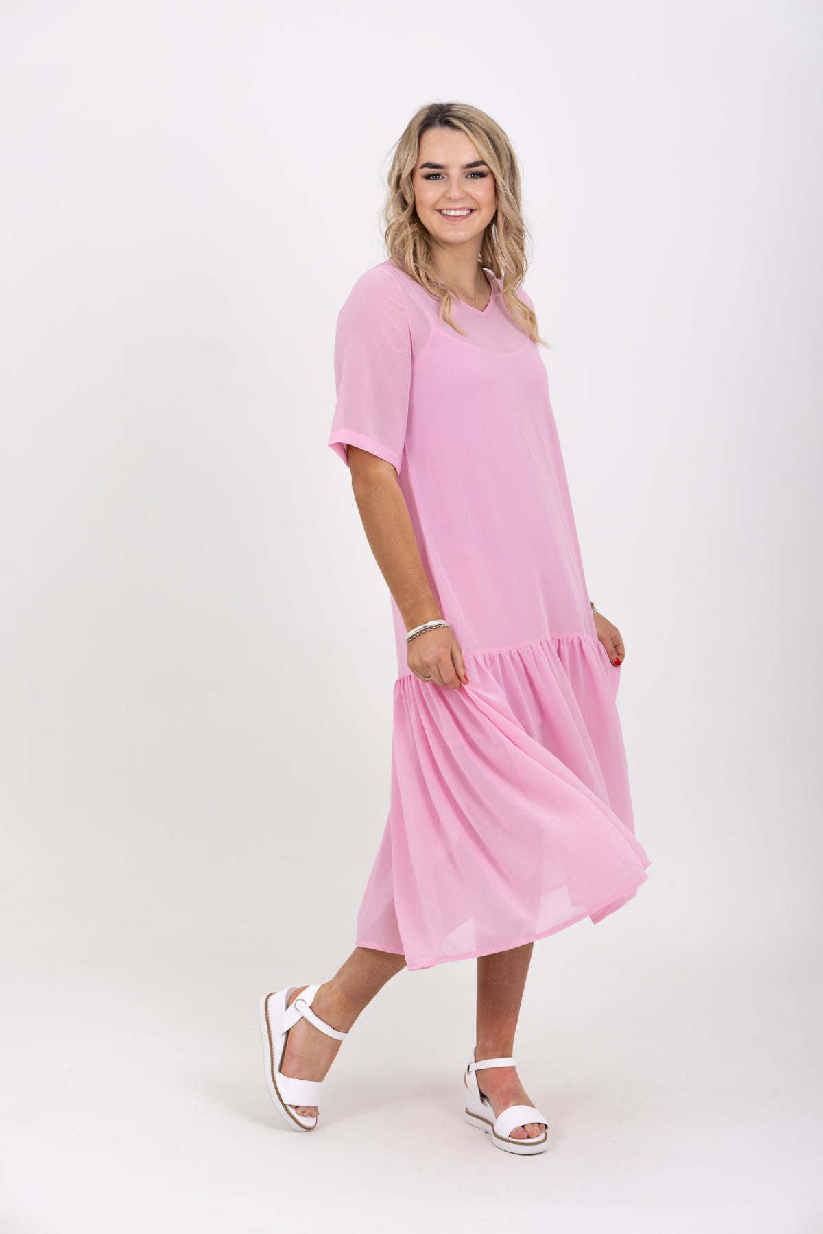 Dallas Dress Candy Pink