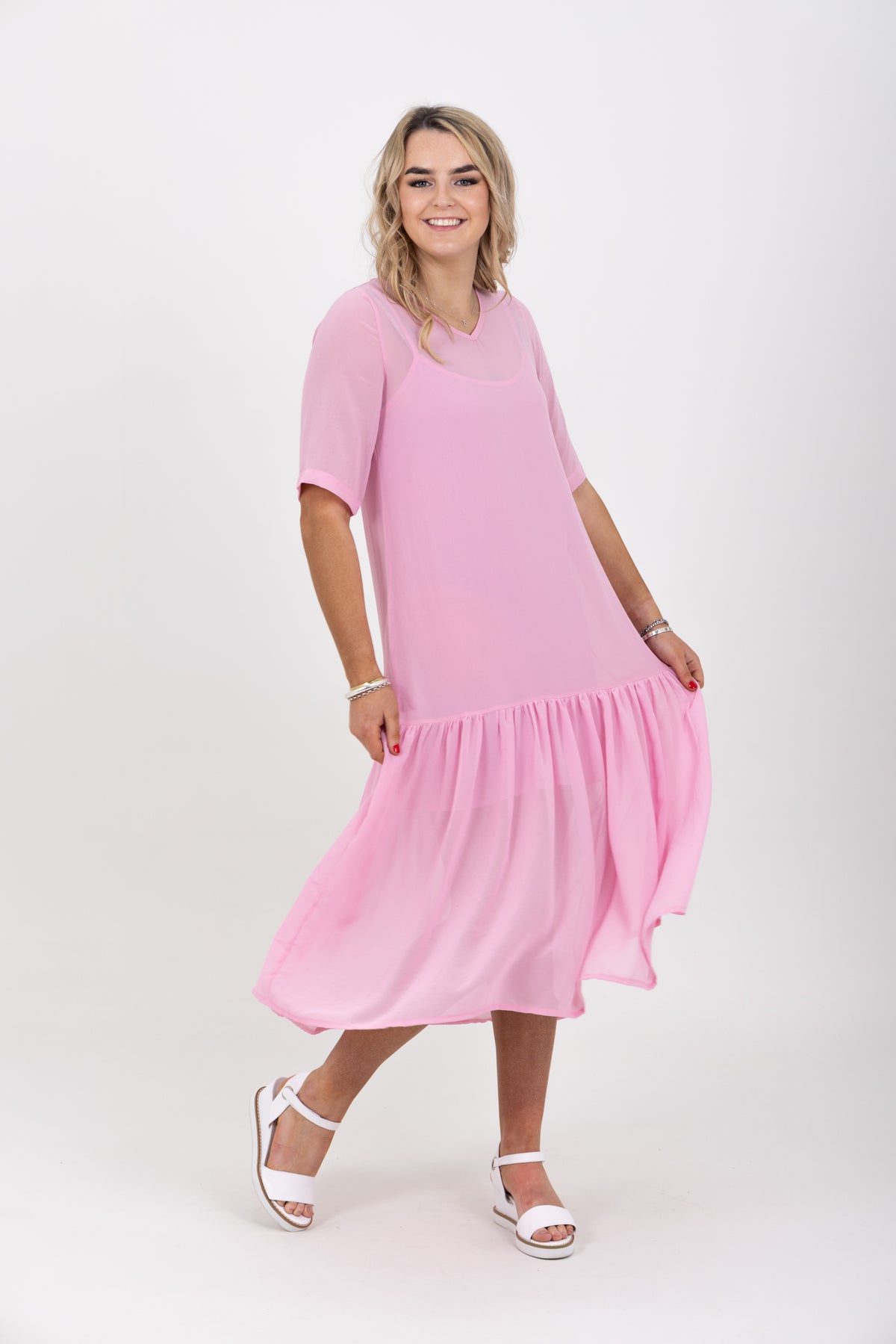 Dallas Dress Candy Pink