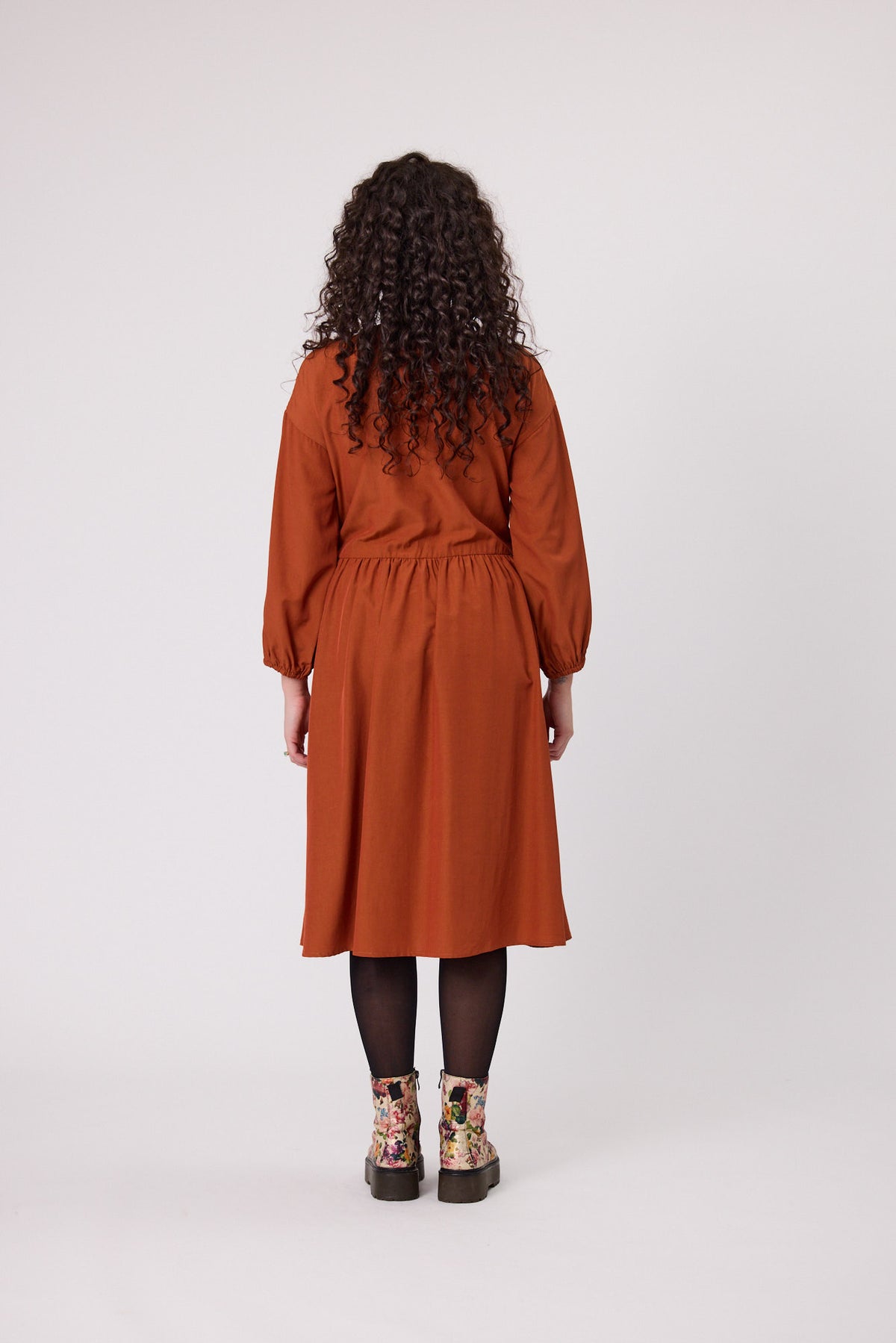 Andrea Frill Front Dress Cinnamon