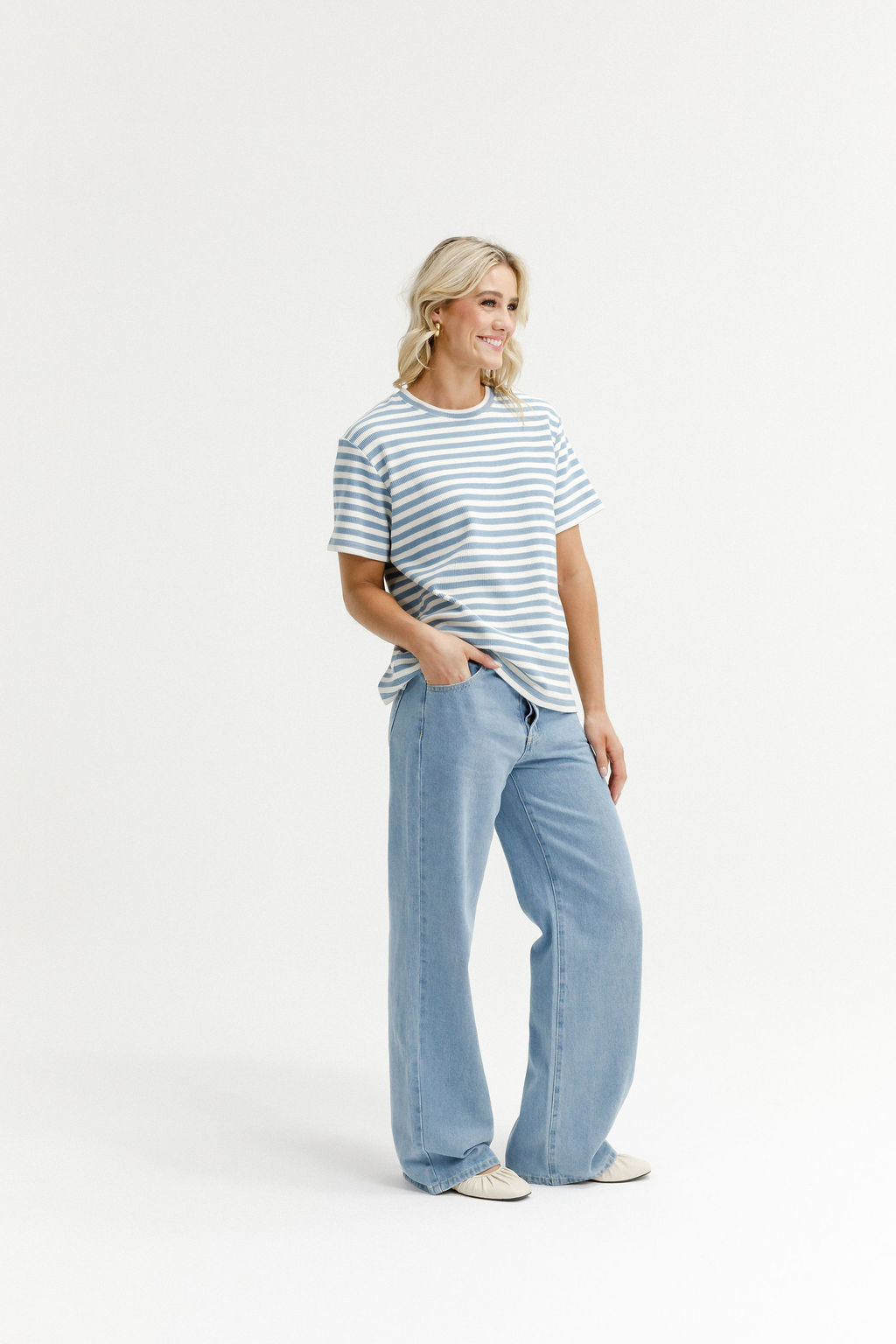 Chris Tee Sky Stripes - PREORDER DELIVERY EARLY FEB