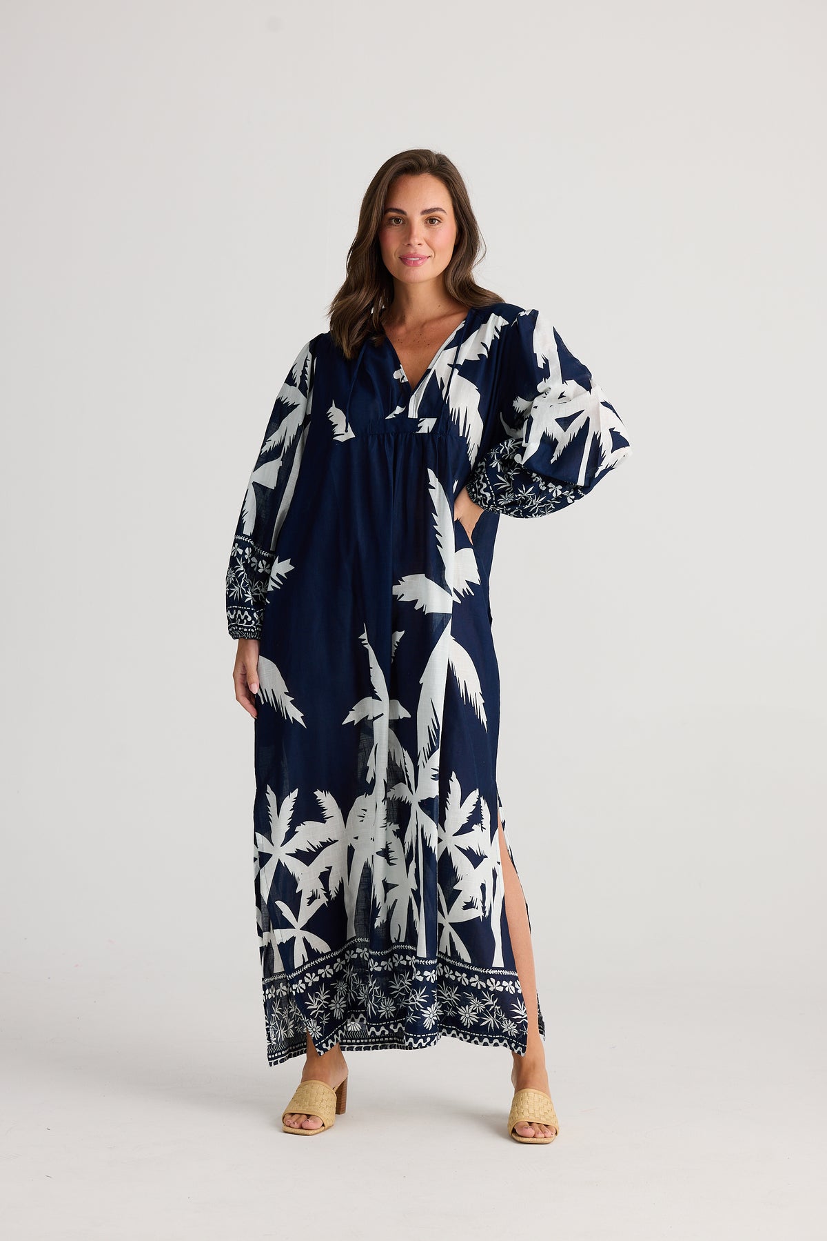 Beach Party Maxi Dress Blue Haven