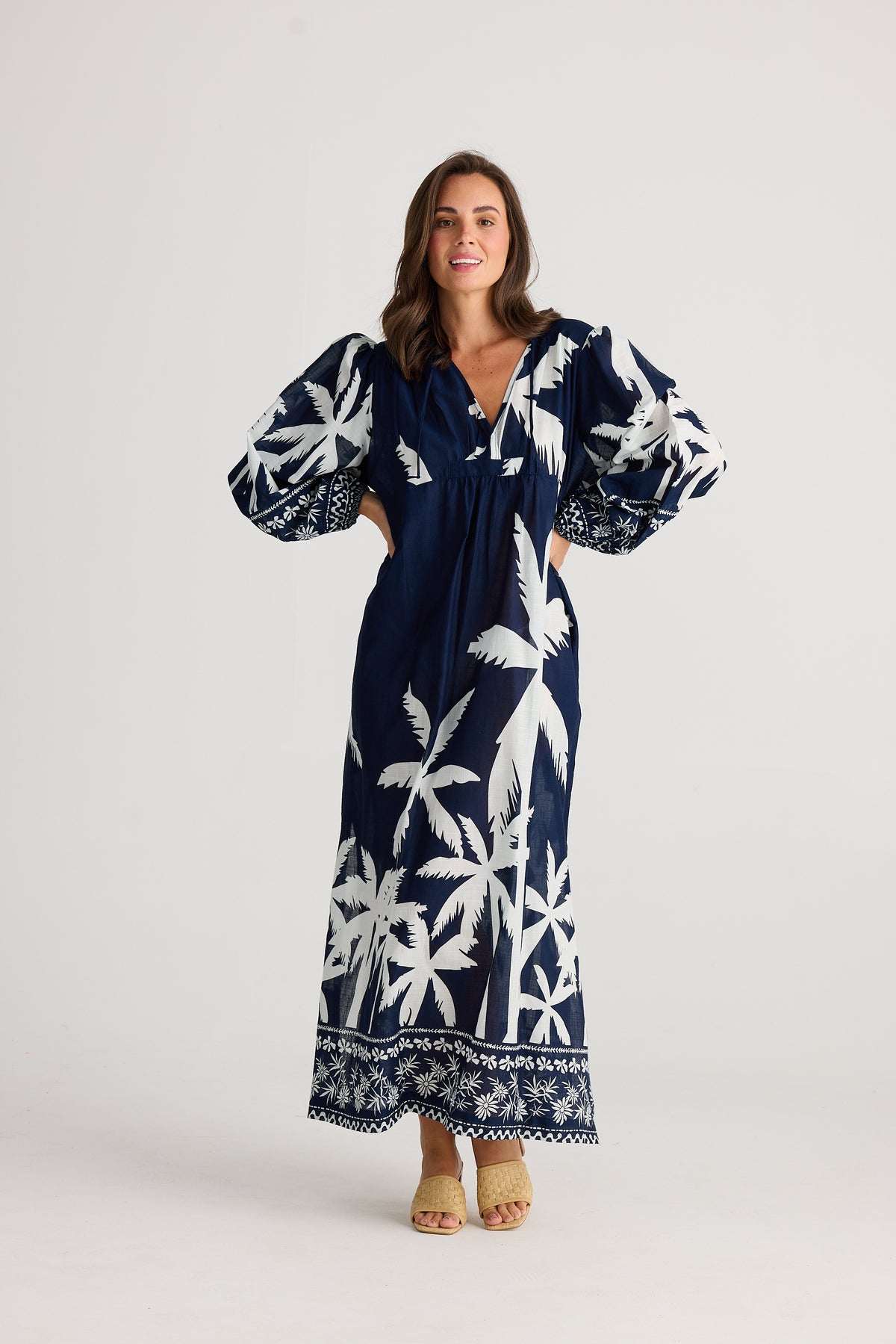 Beach Party Maxi Dress Blue Haven