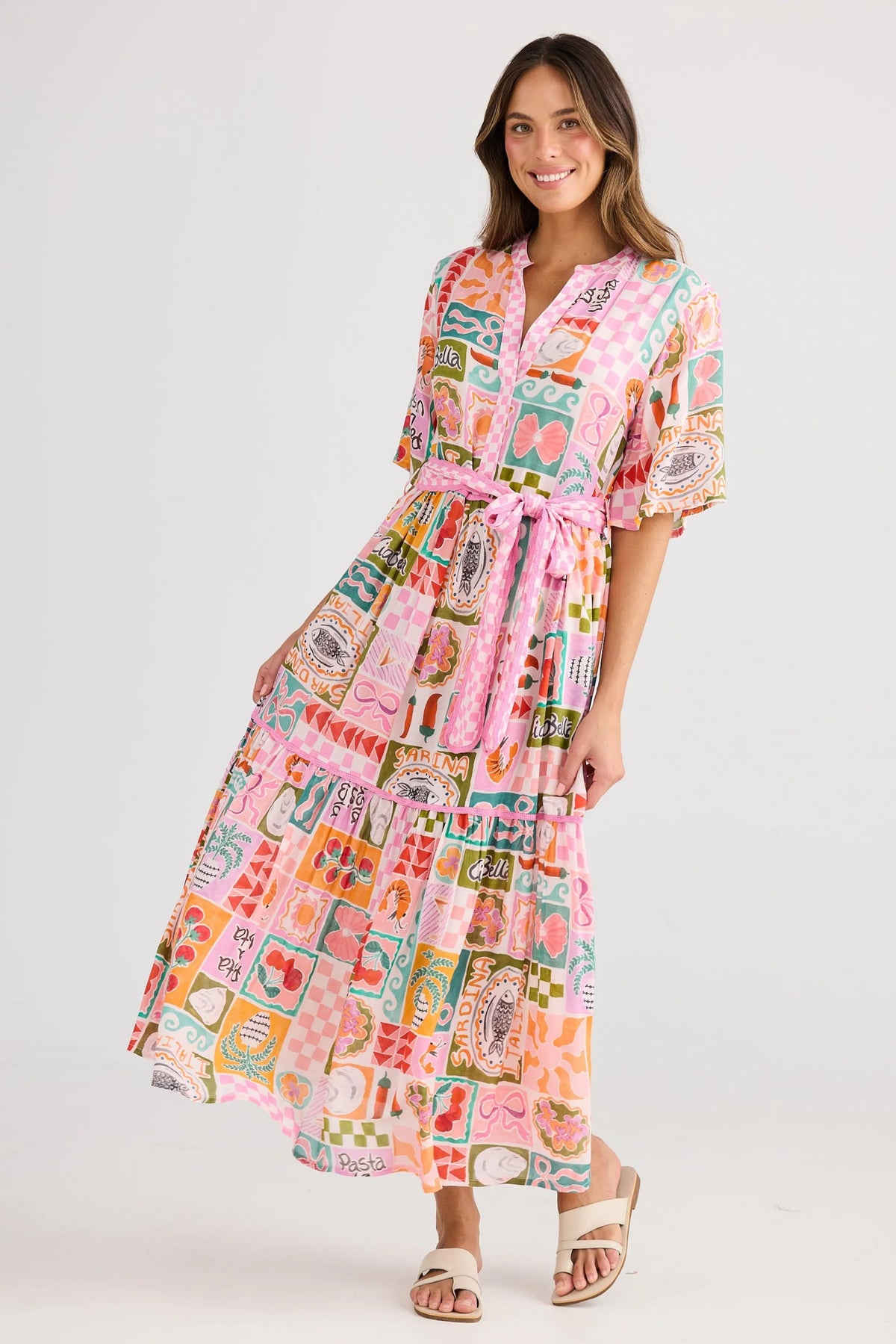 Lynwood Dress Sardinia Summer - PREORDER DELIVERY MID/END SEPT
