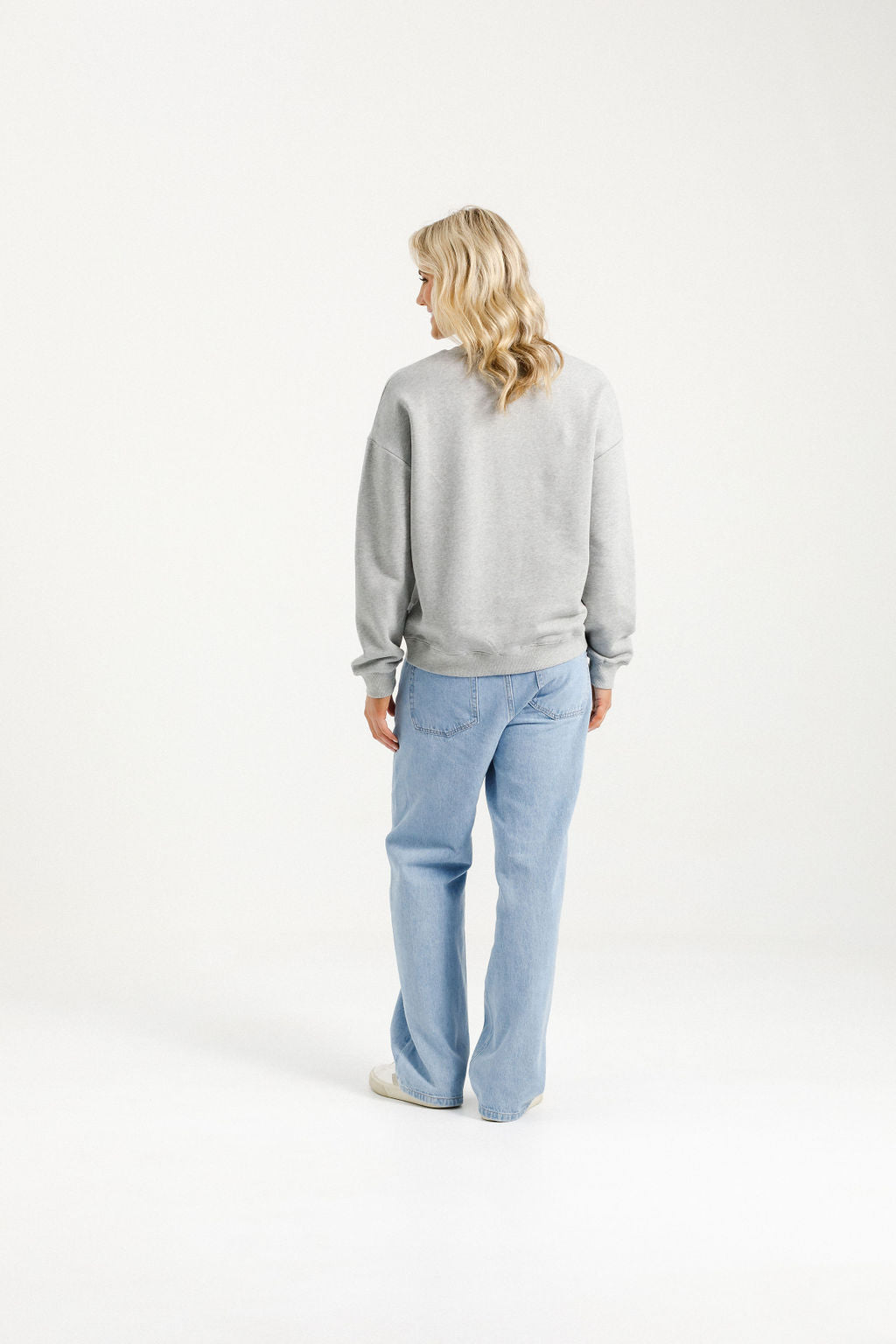 Alpine Hugo Crew Grey Marle with Silver X - PREORDER DELIVERY EARLY JUNE
