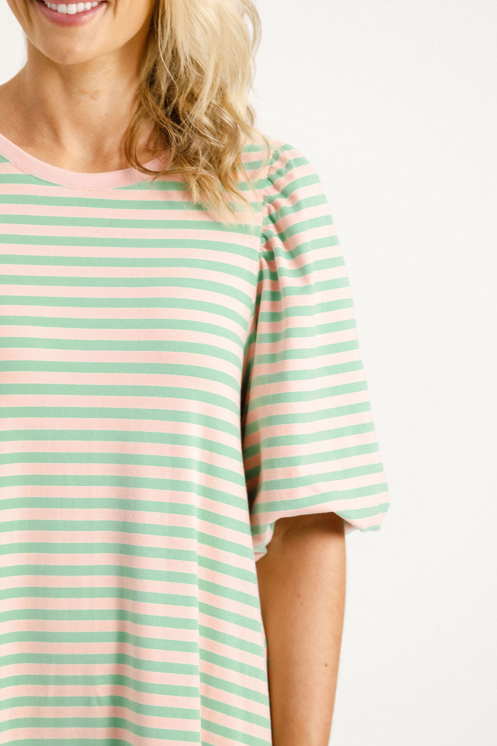 Ivy Midi Dress Candy Apple Stripe - PREORDER DELIVERY EARLY OCT