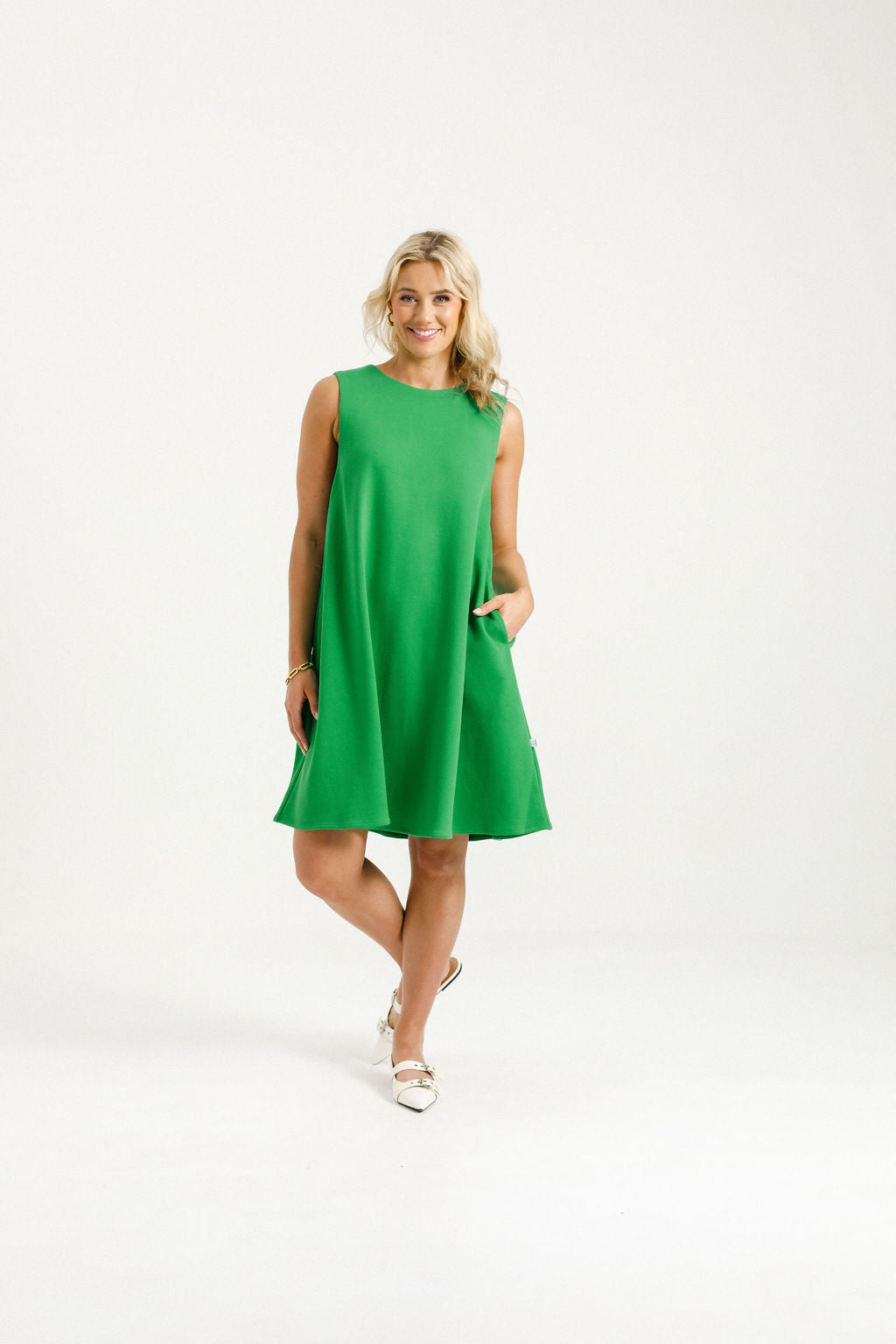 July Dress Kelly Green - PREORDER DELIVERY EARLY OCT