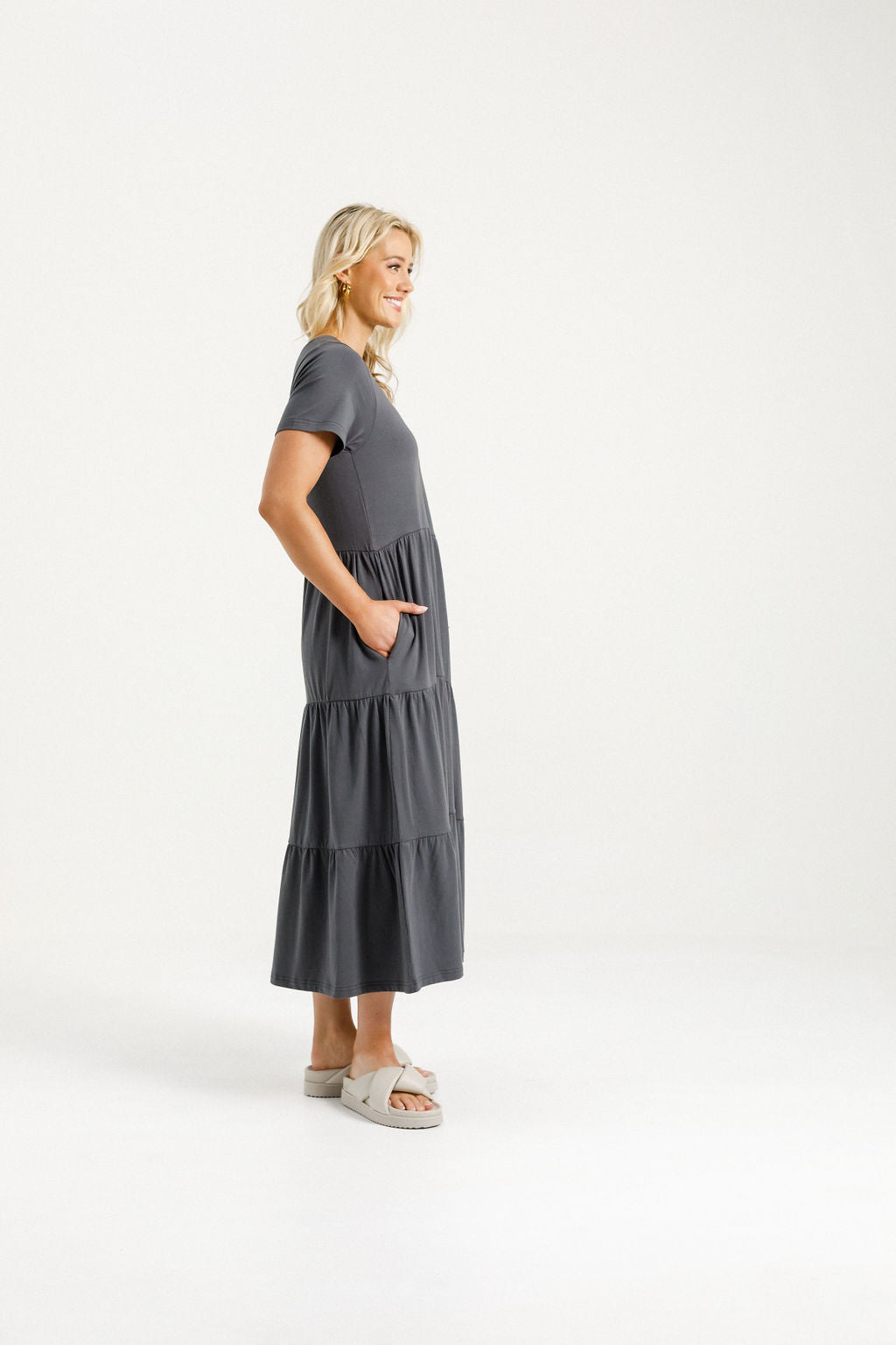 Kendall Dress Graphite - PREORDER DELIVERY END AUGUST