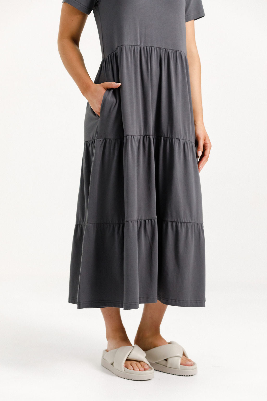 Kendall Dress Graphite - PREORDER DELIVERY END AUGUST