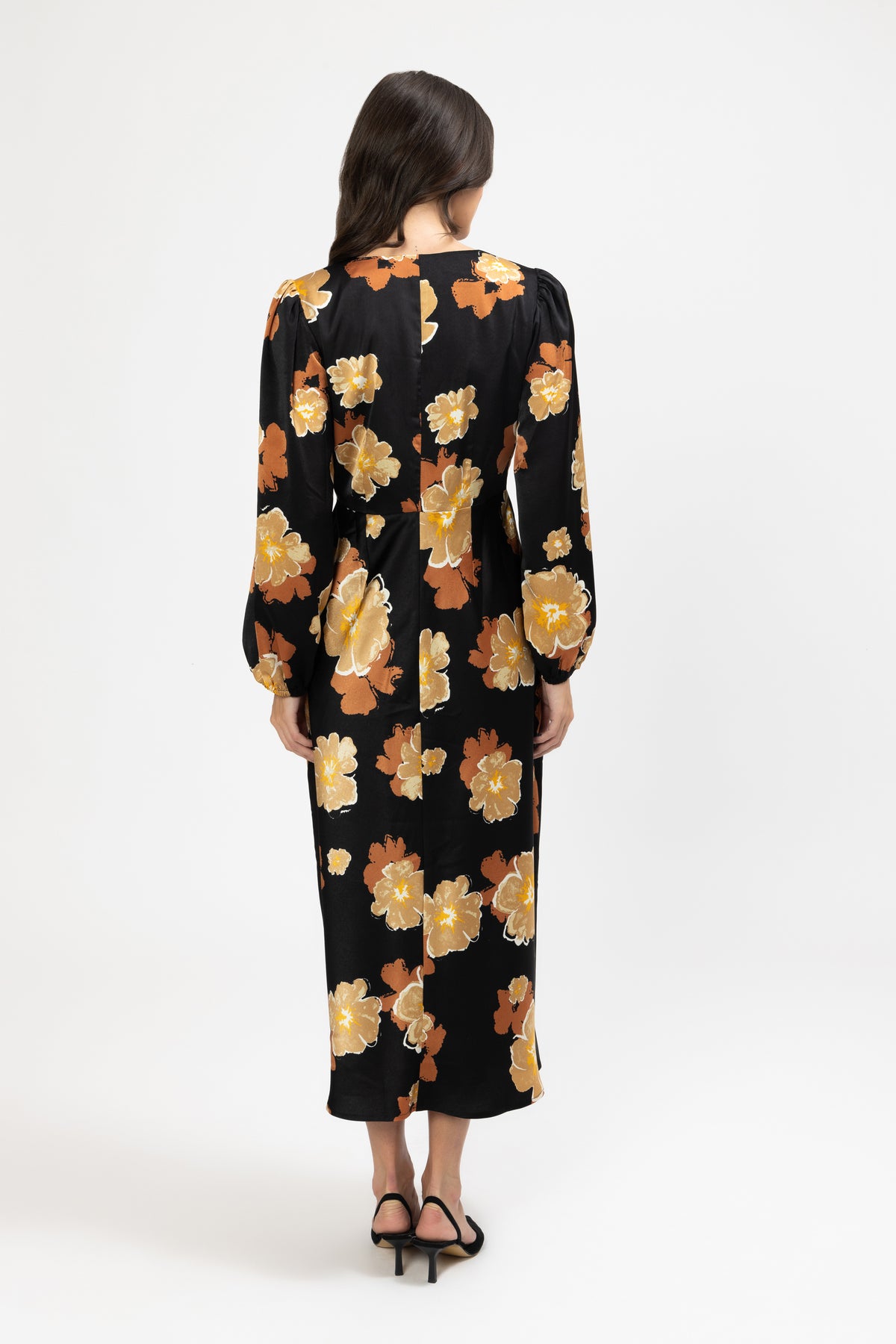 Take Me Out Dress Golden Bloom