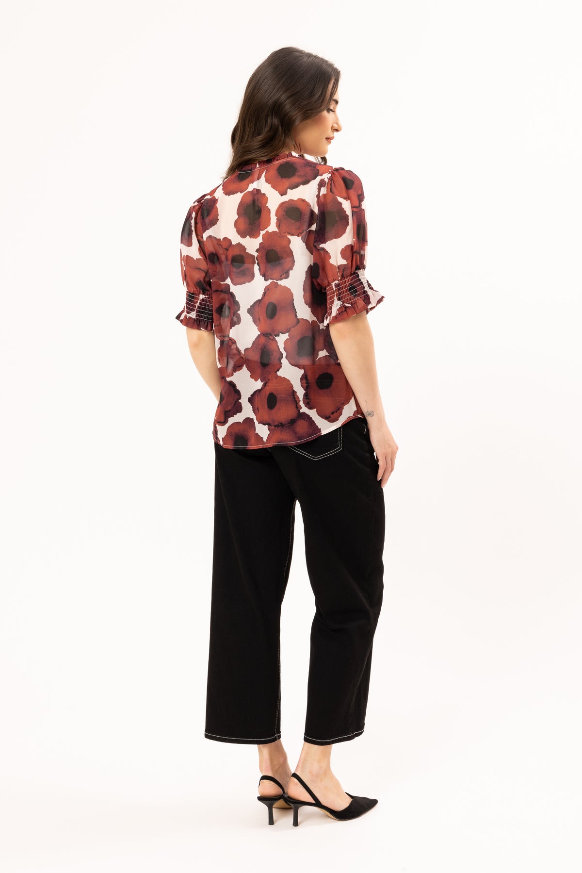 Movement Blouse Merlot Pop
