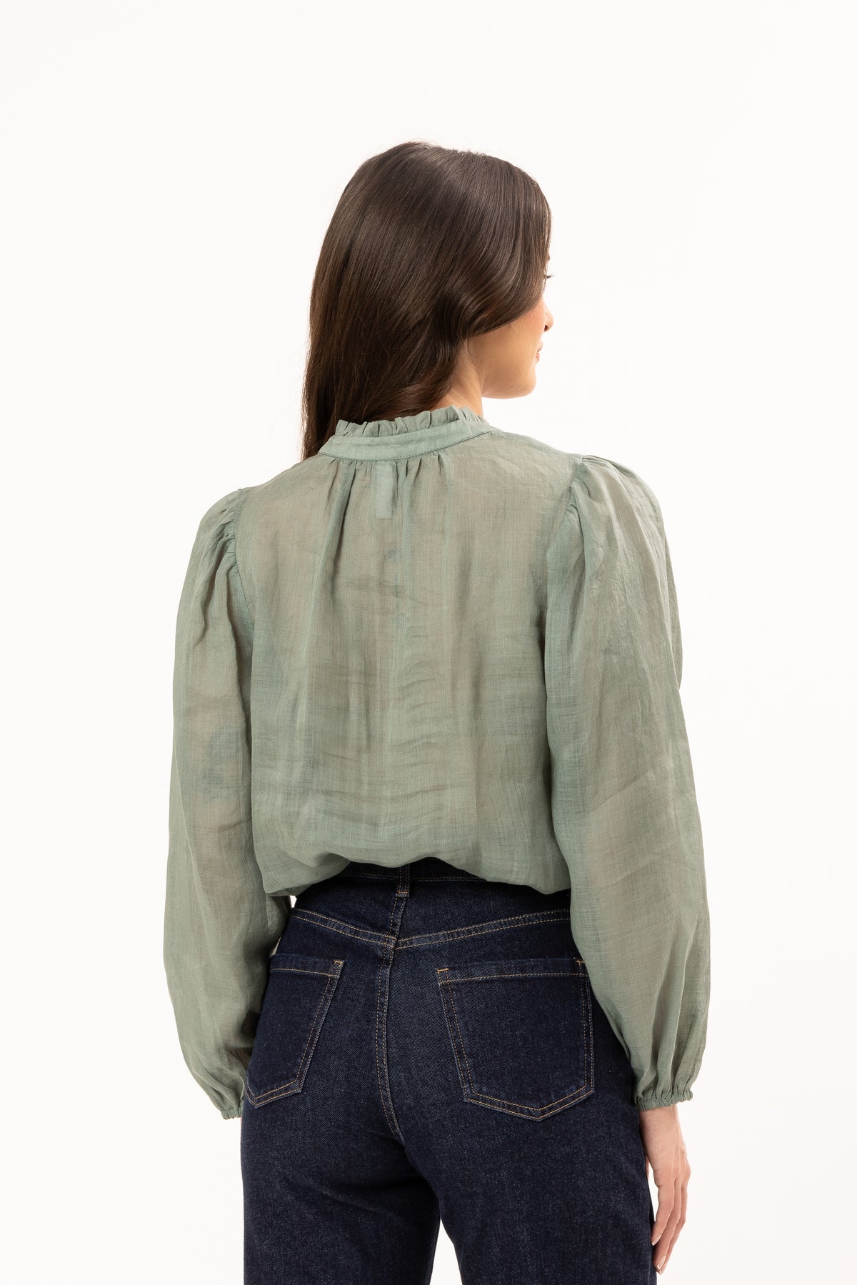 Romance Blouse Seafoam